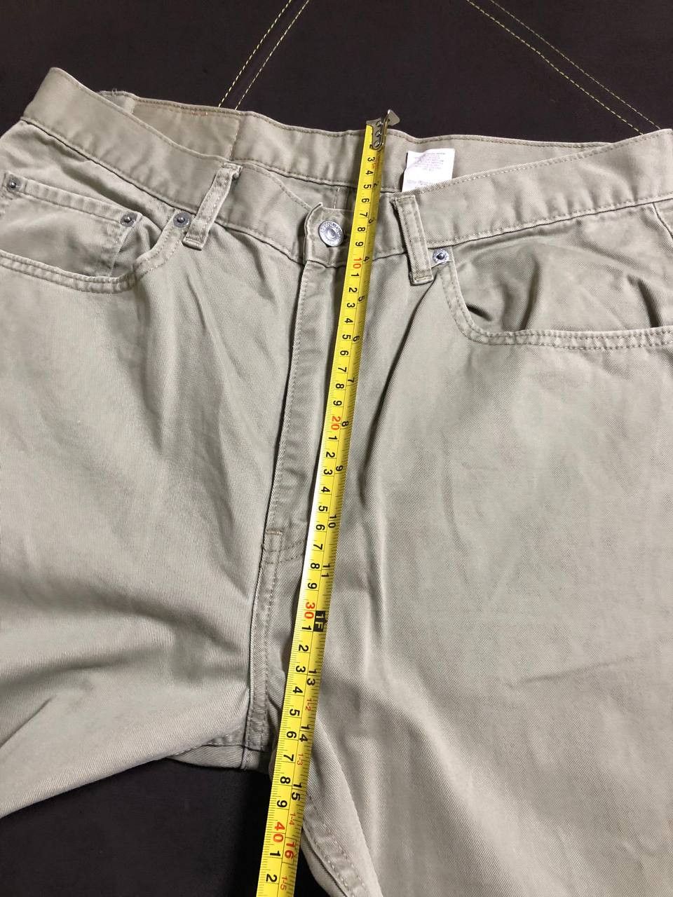 Levi's Vintage 505 Levi's Beige Tan Denim Shorts Grunge 90s . Size US 34 / EU 50 - 13 Thumbnail