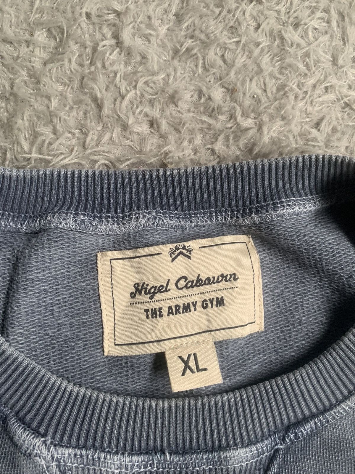 Japanese Brand × Nigel Cabourn Nigel Cabourn The Army Gym Double V Sweatshirt Crewneck Size US XL / EU 56 / 4 - 2 Thumbnail