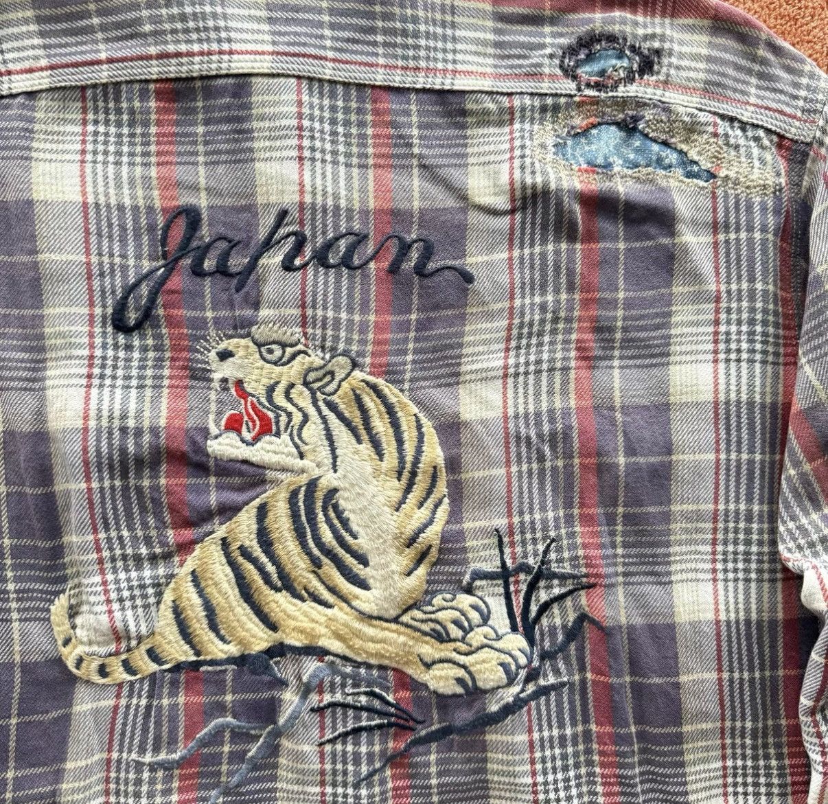 Polo Ralph Lauren Ralph Lauren Patchwork Distressed Plaid Shirt K22 Size US M / EU 48-50 / 2 - 8 Thumbnail