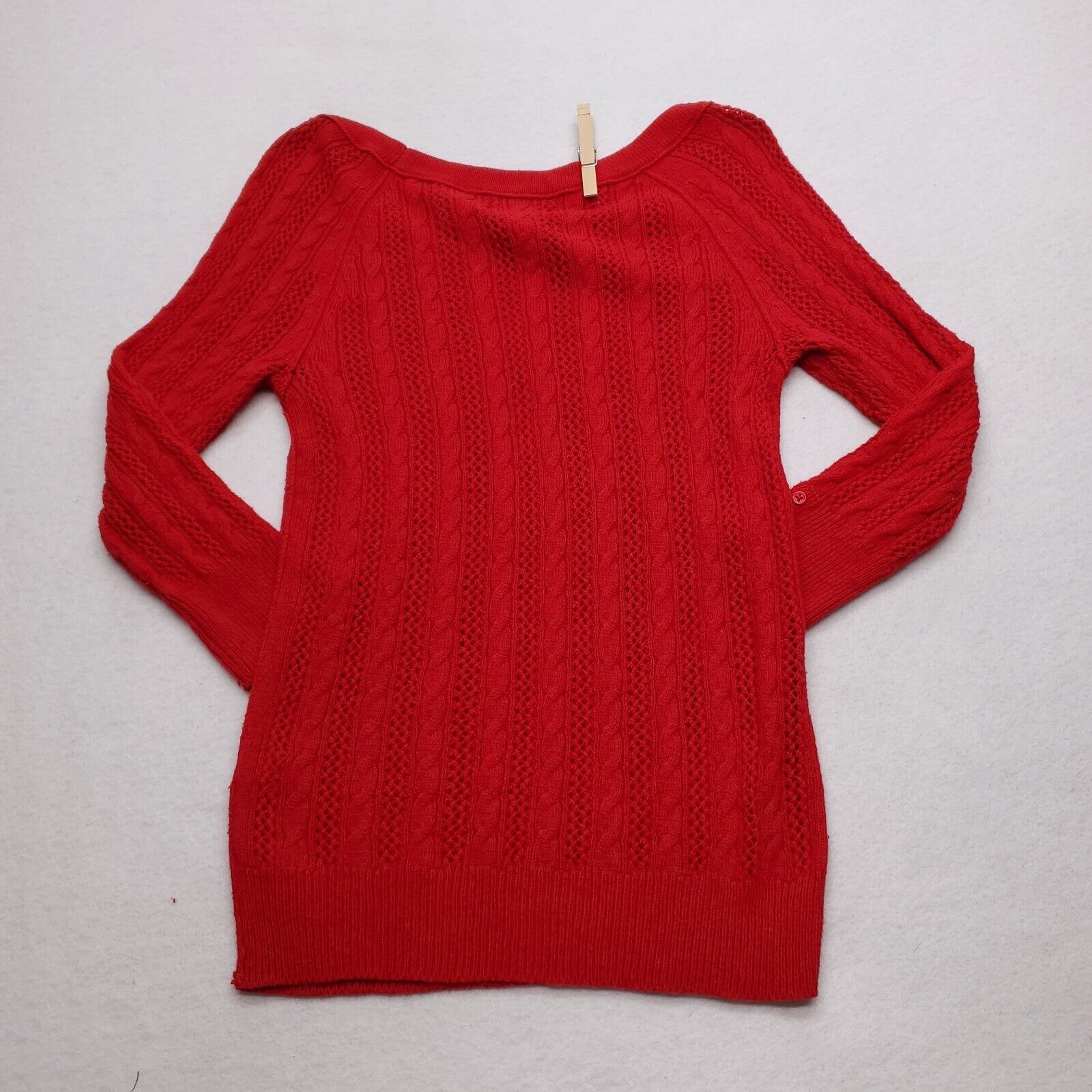 American Eagle Outfitters American Eagle Pullover Cotton Sweater Womens Size S Red Size S / US 4 / IT 40 - 7 Thumbnail