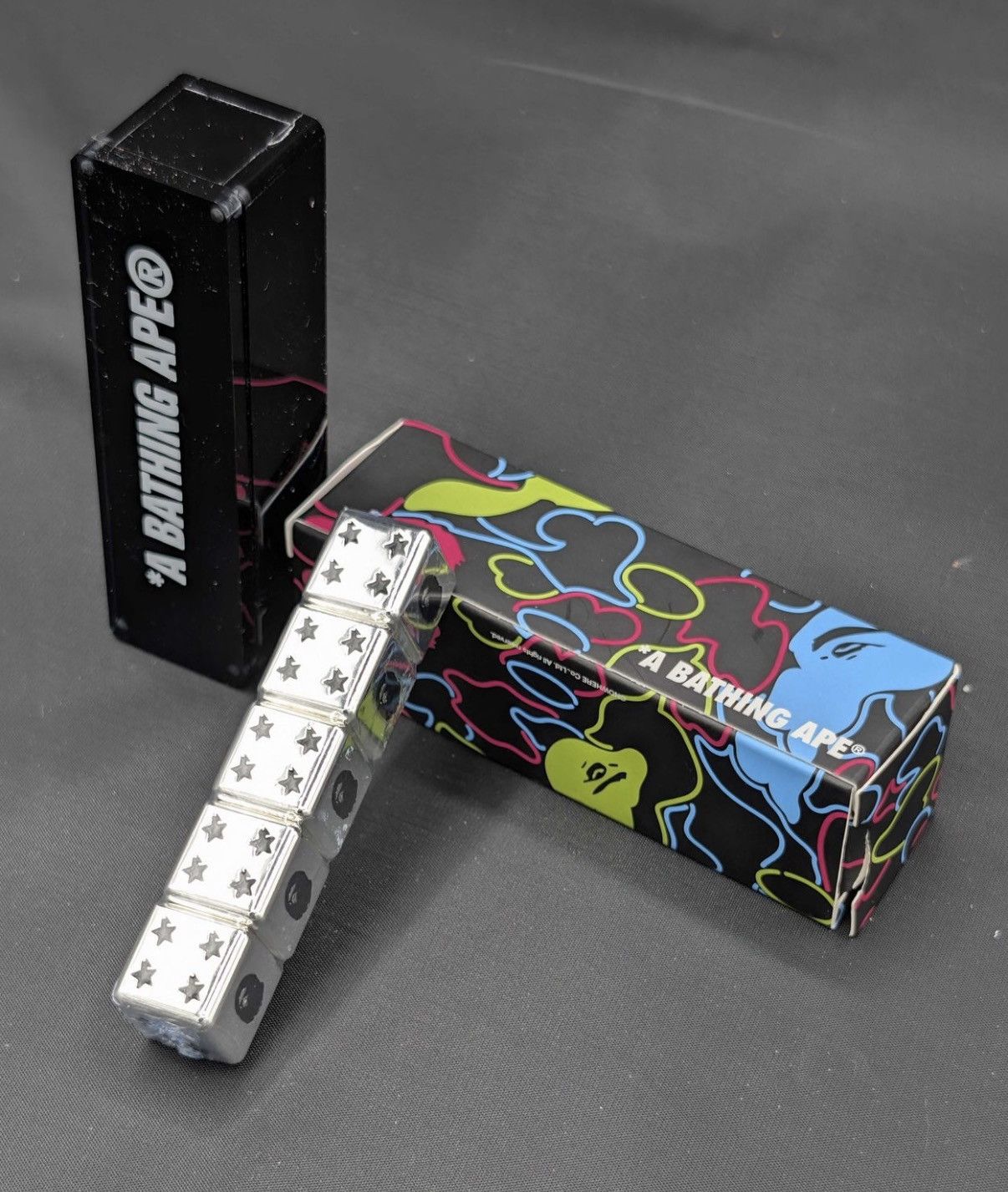 Bape A Bathing Ape BAPE Metal Dice Set (5) Vegas Store Exclusive Size ONE SIZE - 1 Thumbnail