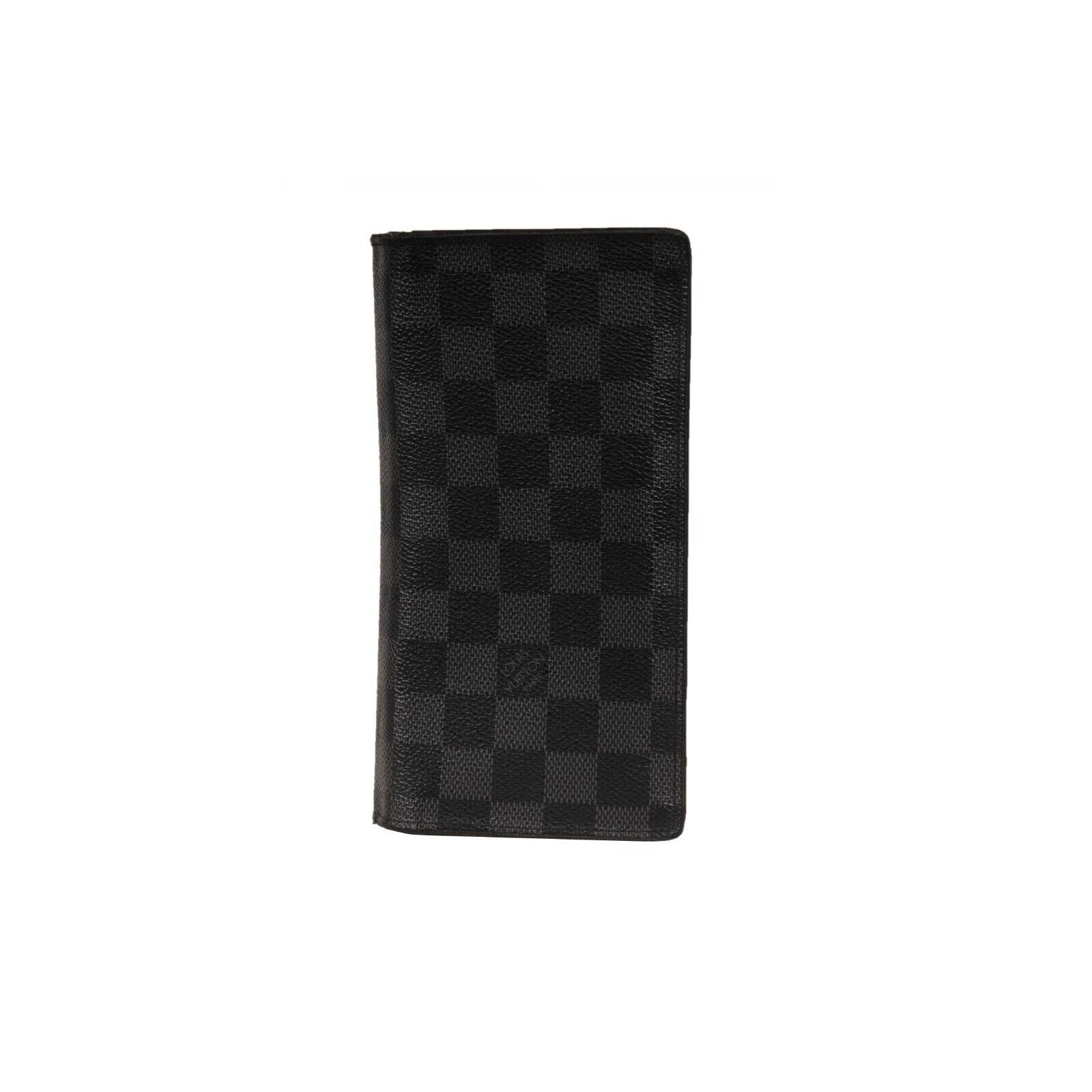 Louis Vuitton Brazza Long Wallet Black Damier Graphite 16 Canvas - 02347 Size ONE SIZE - 17 Thumbnail