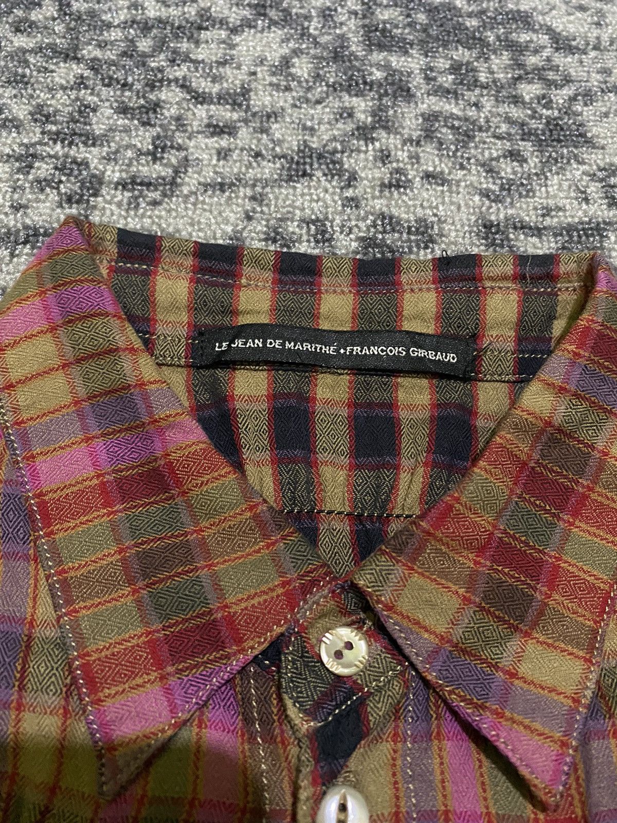 Marithe + Francois Girbaud Le jean de marithe fracois girbaud plaid shirt Size M / US 6-8 / IT 42-44 - 4 Thumbnail