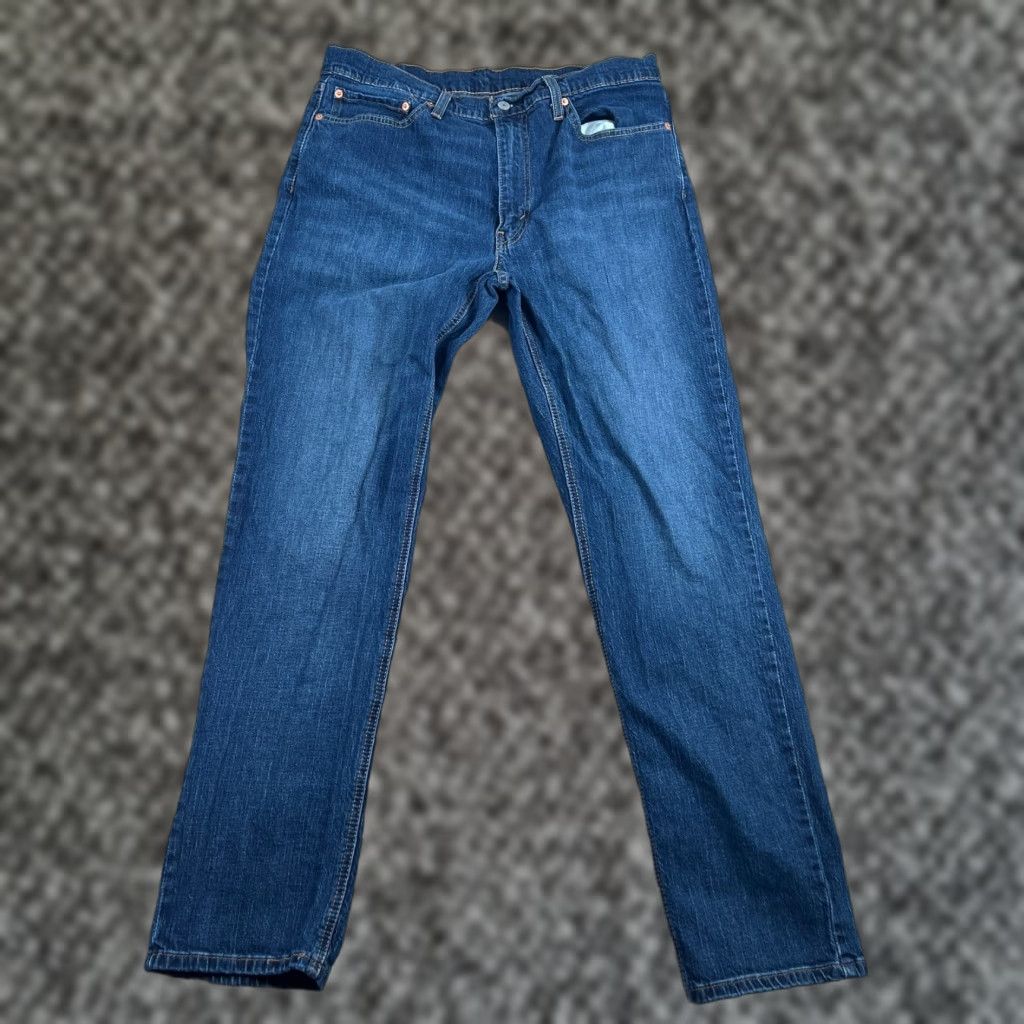 Levi's Levi's 541 Jeans Men’s 36x34 Dark Wash Athletic Fit Tapered Leg 5-Pocket Denim Size US 36 / EU 52 - 1 Thumbnail