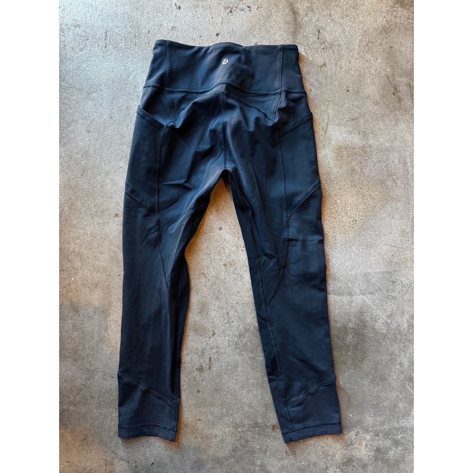 Lululemon Lululemon Dark Blue Leggings (6) Size 28" / US 6 / IT 42 - 2 Thumbnail