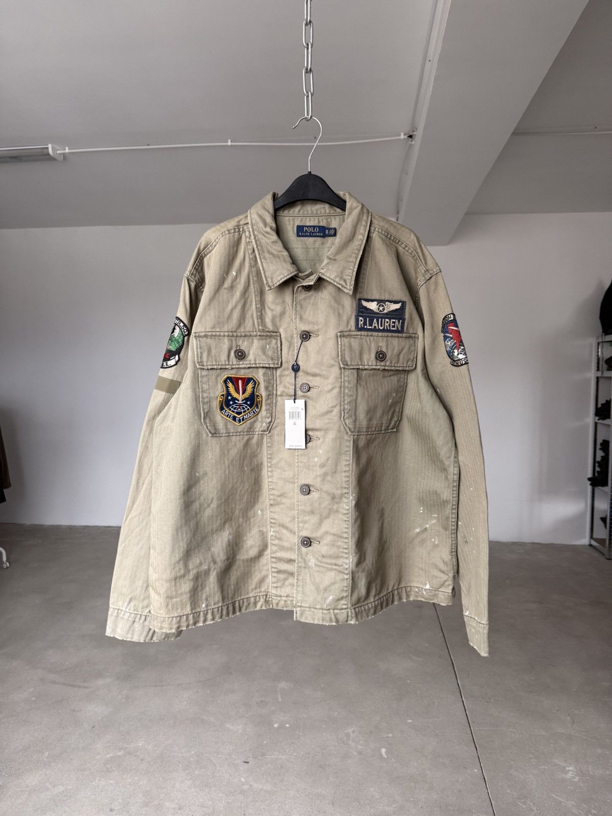 Polo Ralph Lauren RARE Polo Ralph Lauren Military Overshirt Jacket Size US XL / EU 56 / 4 - 6 Thumbnail
