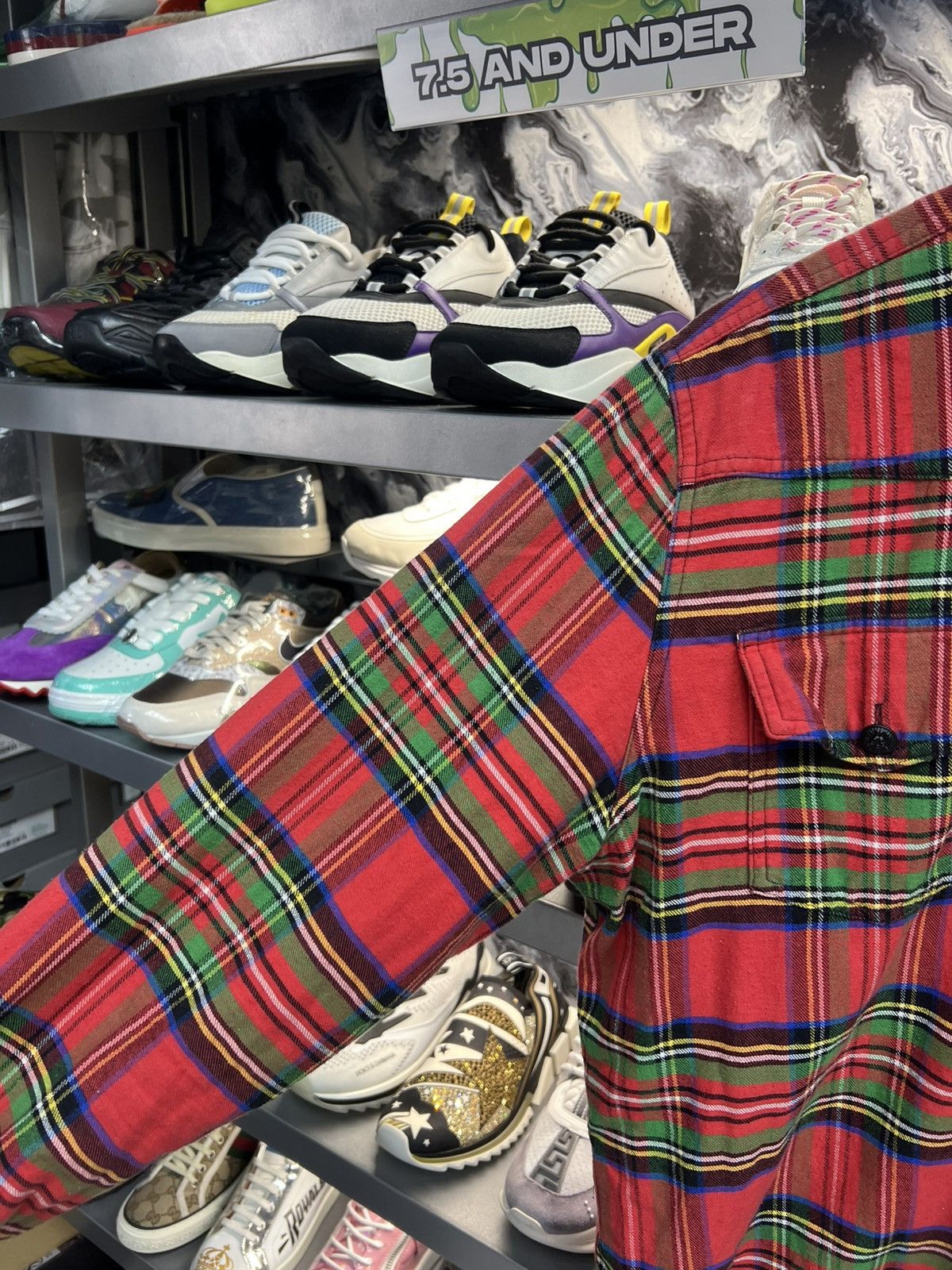 Off-White Off-White Spray Check Shirt Size US M / EU 48-50 / 2 - 5 Thumbnail