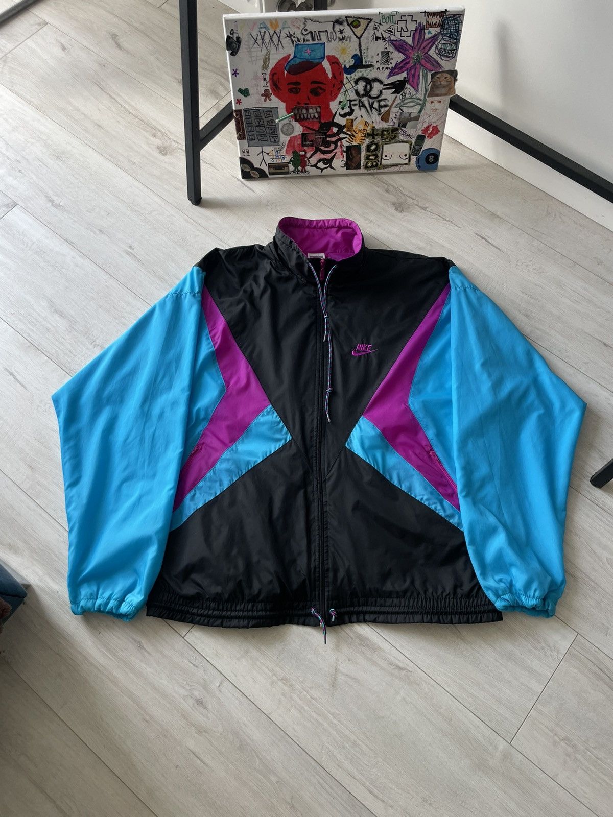 Nike Vintage 80's Nike Windbreaker Jacket Y2K Size US M / EU 48-50 / 2 - 1 Thumbnail