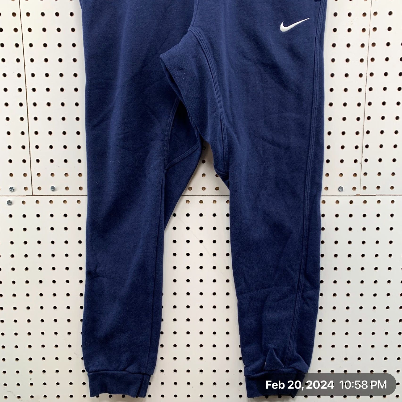 Nike VINTAGE Nike Sweatpants Mens S Blue SPell Out Embroidered Swoosh 28x27.5 Size US S / EU 44-46 / 1 - 3 Thumbnail