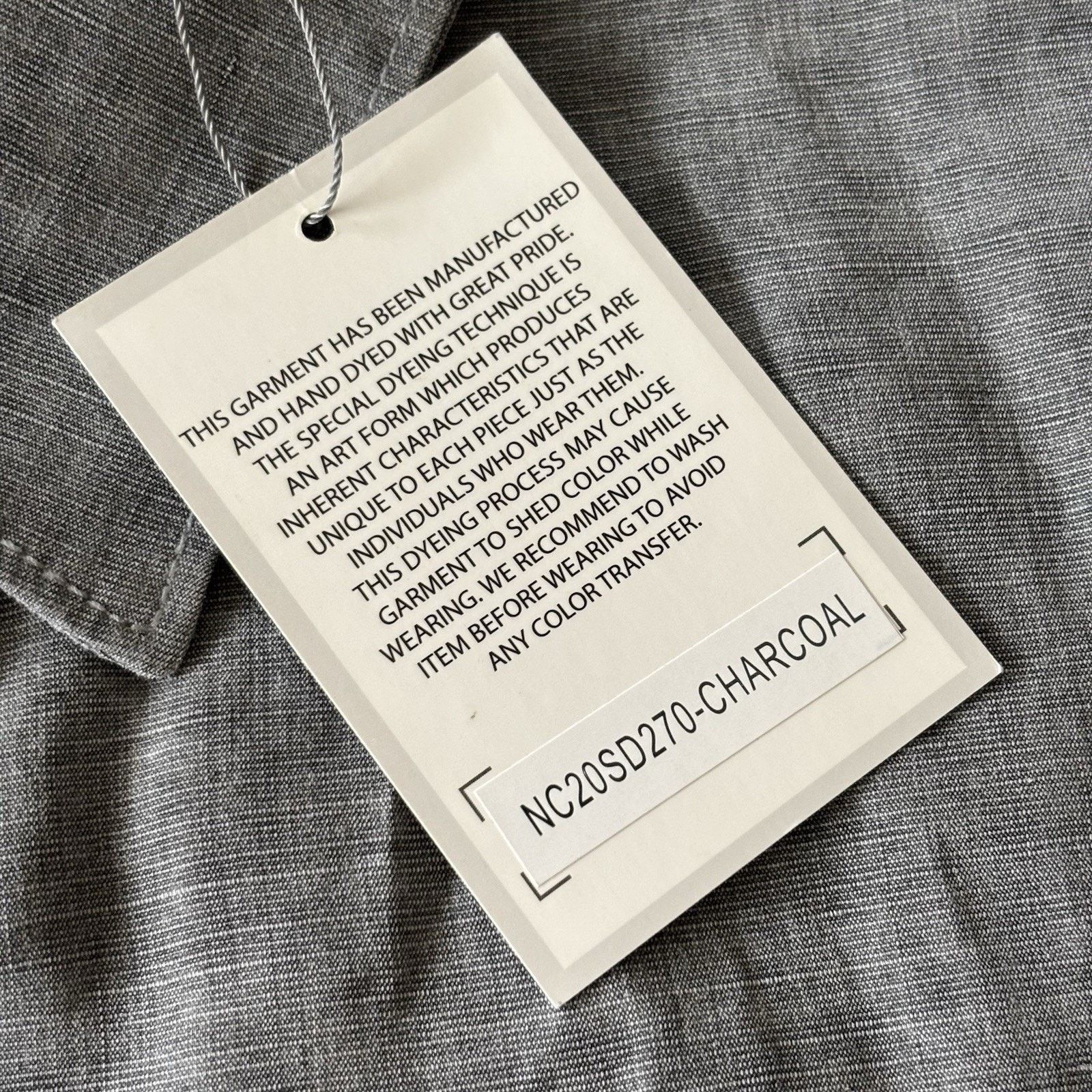 Other Nicoby Linen Blend Shirt Button Up Grey Men’s XXL NWT Size US XXL / EU 58 / 5 - 7 Thumbnail