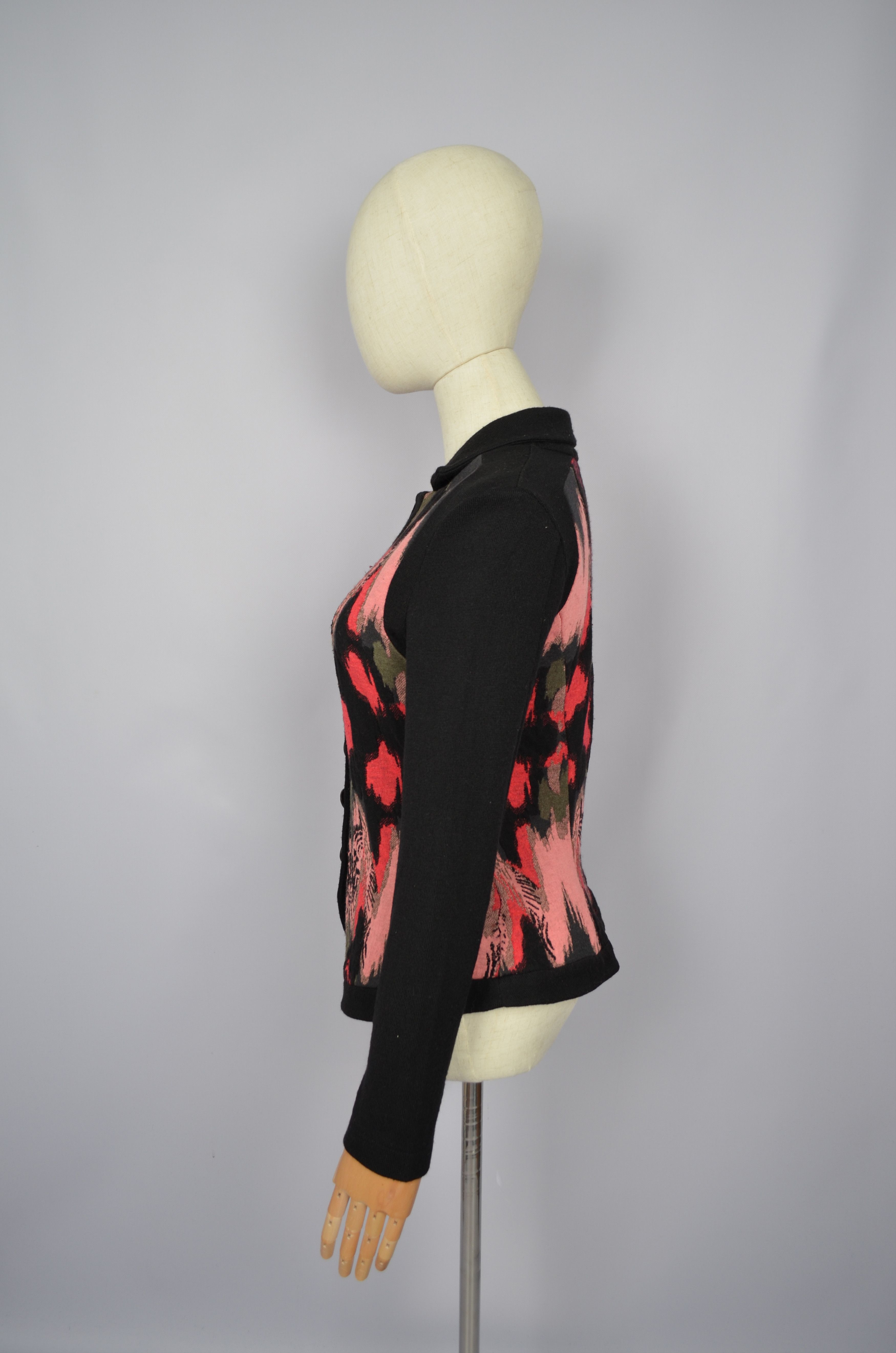 Aldo × Designer Aldomartins Multicolored Patterned Cardigan Sweater US4/UK8 Size S / US 4 / IT 40 - 10 Thumbnail