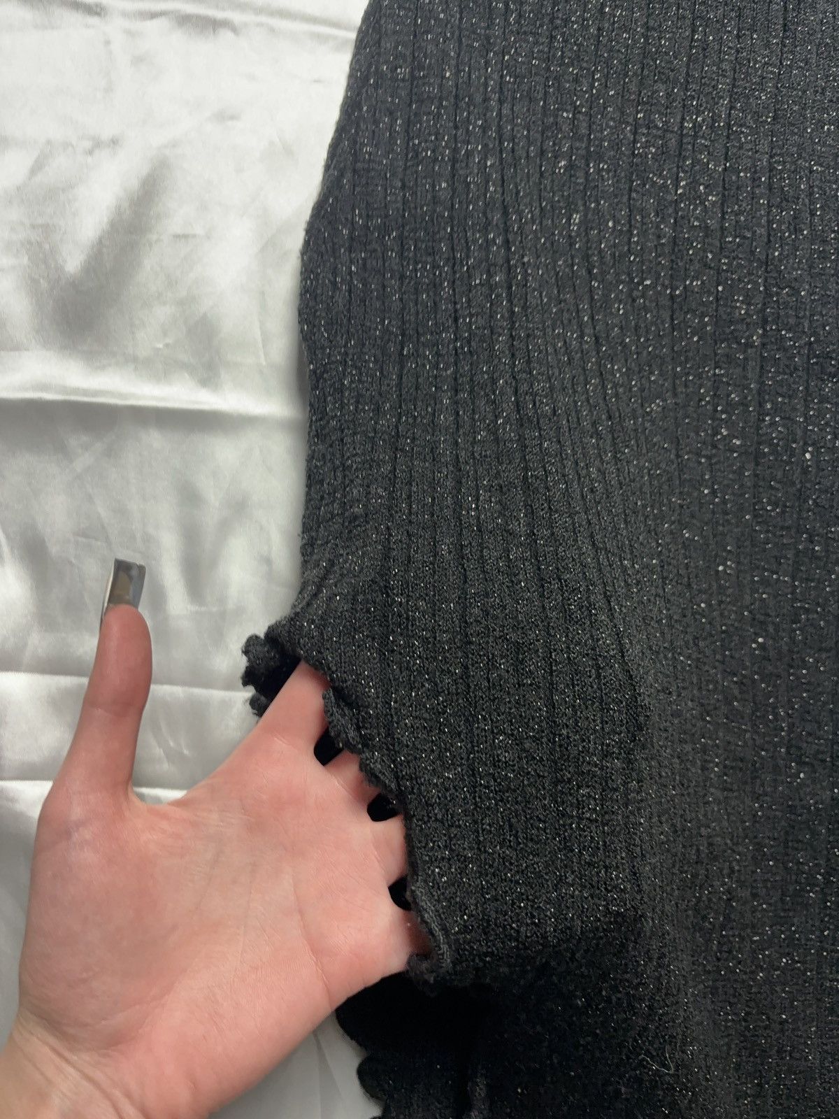 Vintage Glamour skinny asymmetric midi maxi vintage dress Size XS / US 0-2 / IT 36-38 - 6 Thumbnail