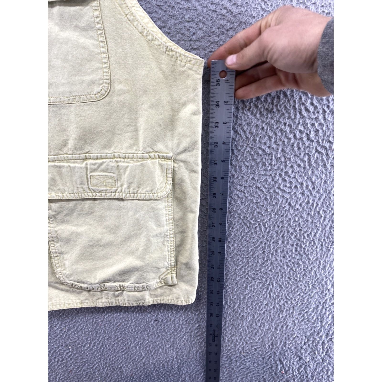 Vintage VINTAGE Ducks Unlimited Vest Shirt Mens XL Full Zip Yellow Cotton Jacket/Coat Length Mid-Length Size US XL / EU 56 / 4 - 7 Thumbnail