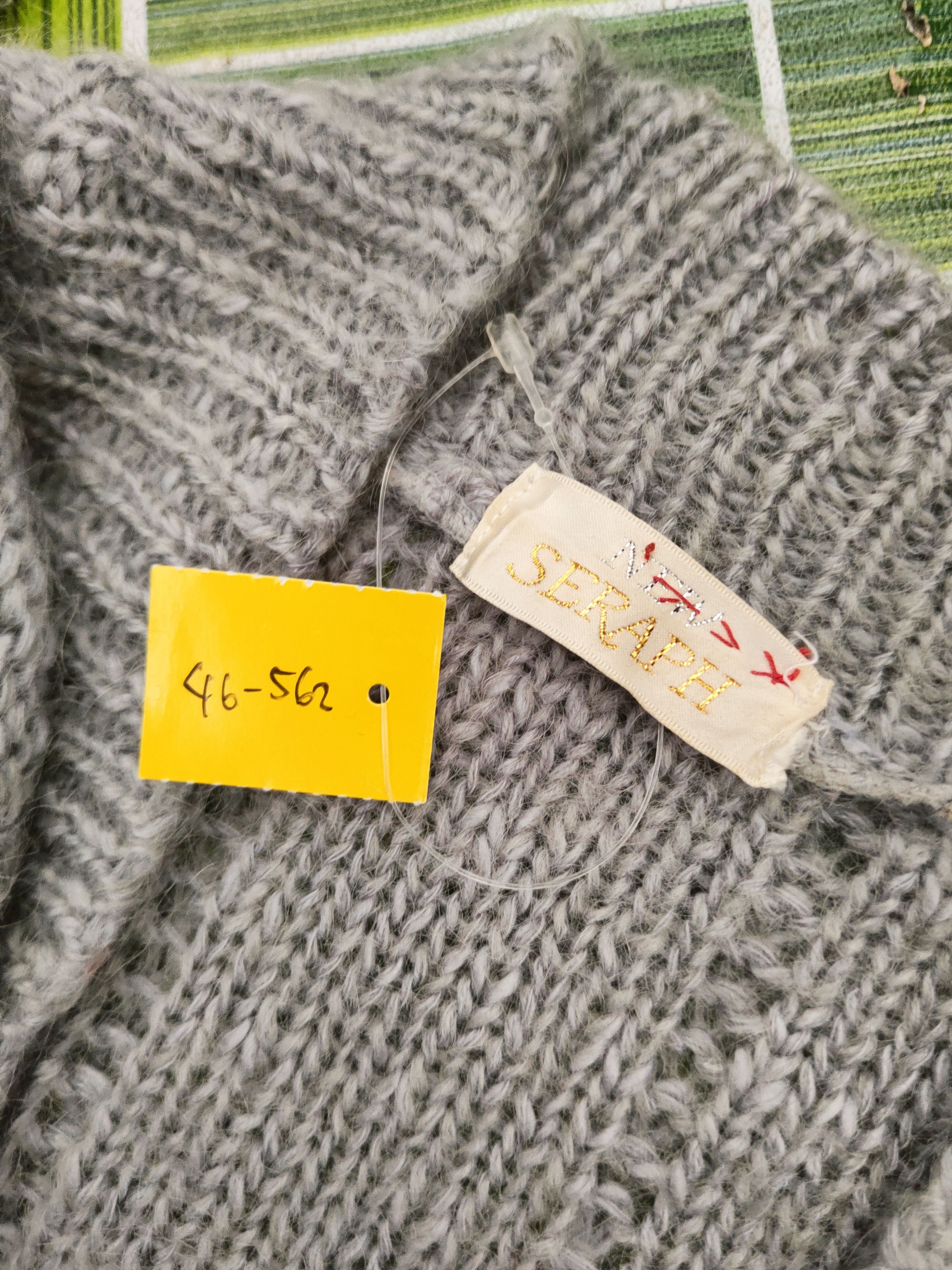 Japanese Brand DL New Seraph Gray Knitwear Cardigans #46-562 Size M / US 6-8 / IT 42-44 - 11 Thumbnail