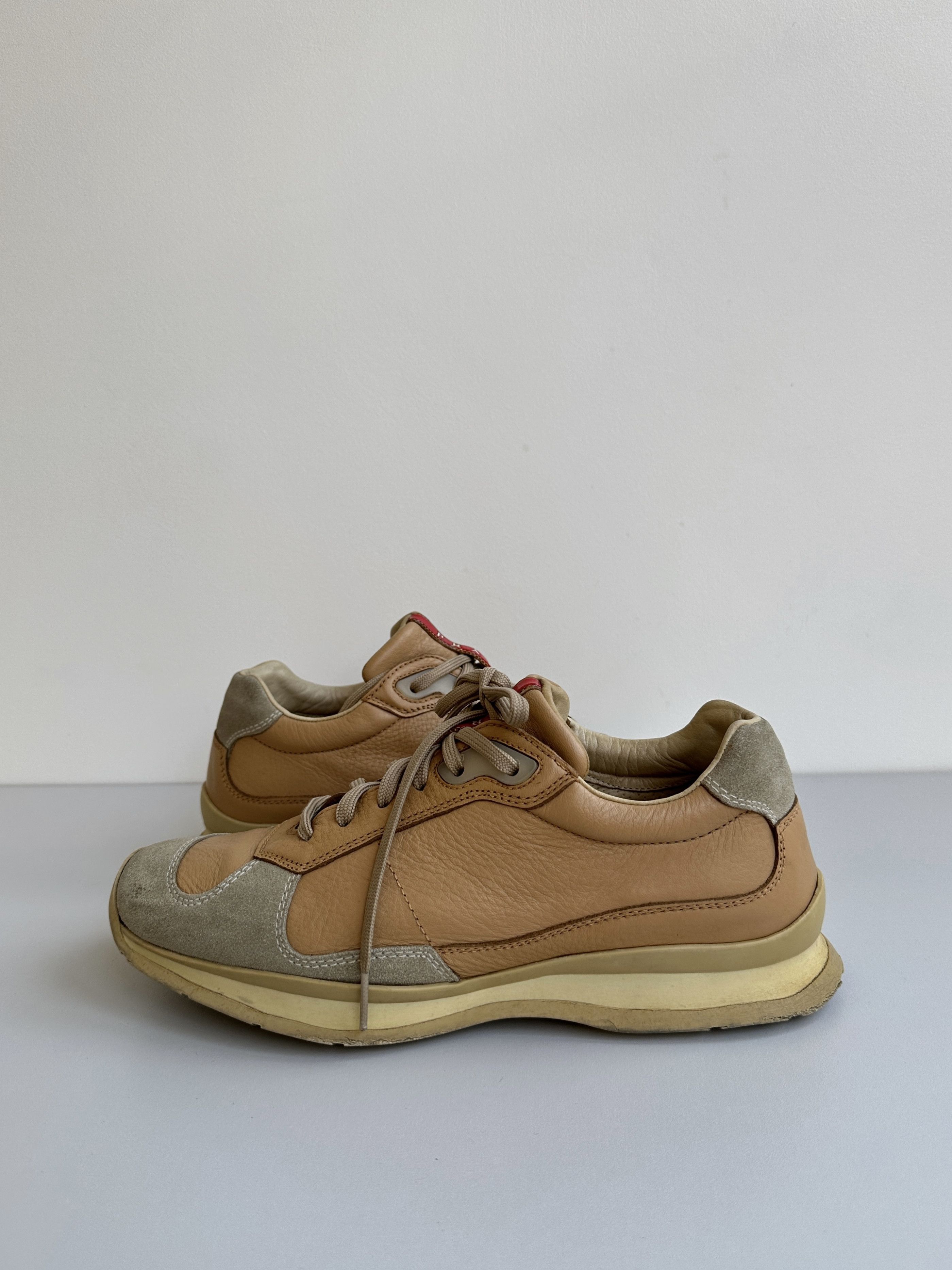 Prada Vintage Prada Low Runner Sneaker 25.5 cm Size US 10 / IT 40 - 1 Thumbnail
