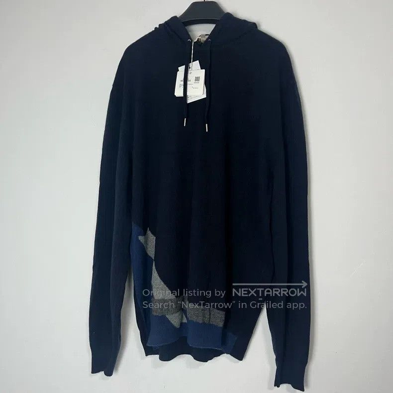 Hermes Hermes 23 Fall/Winter Hooded Knit 100% Cashmere Size US XXL / EU 58 / 5 - 1 Thumbnail