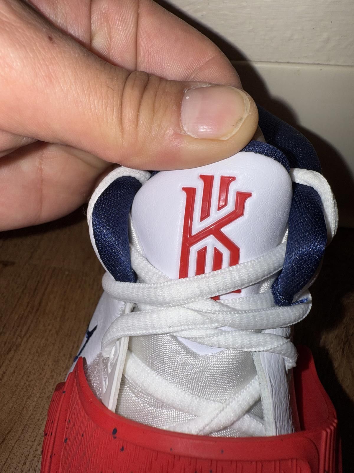 Nike Nike Kyrie 6 USA White (GS) Size US 7 / EU 40 - 5 Thumbnail