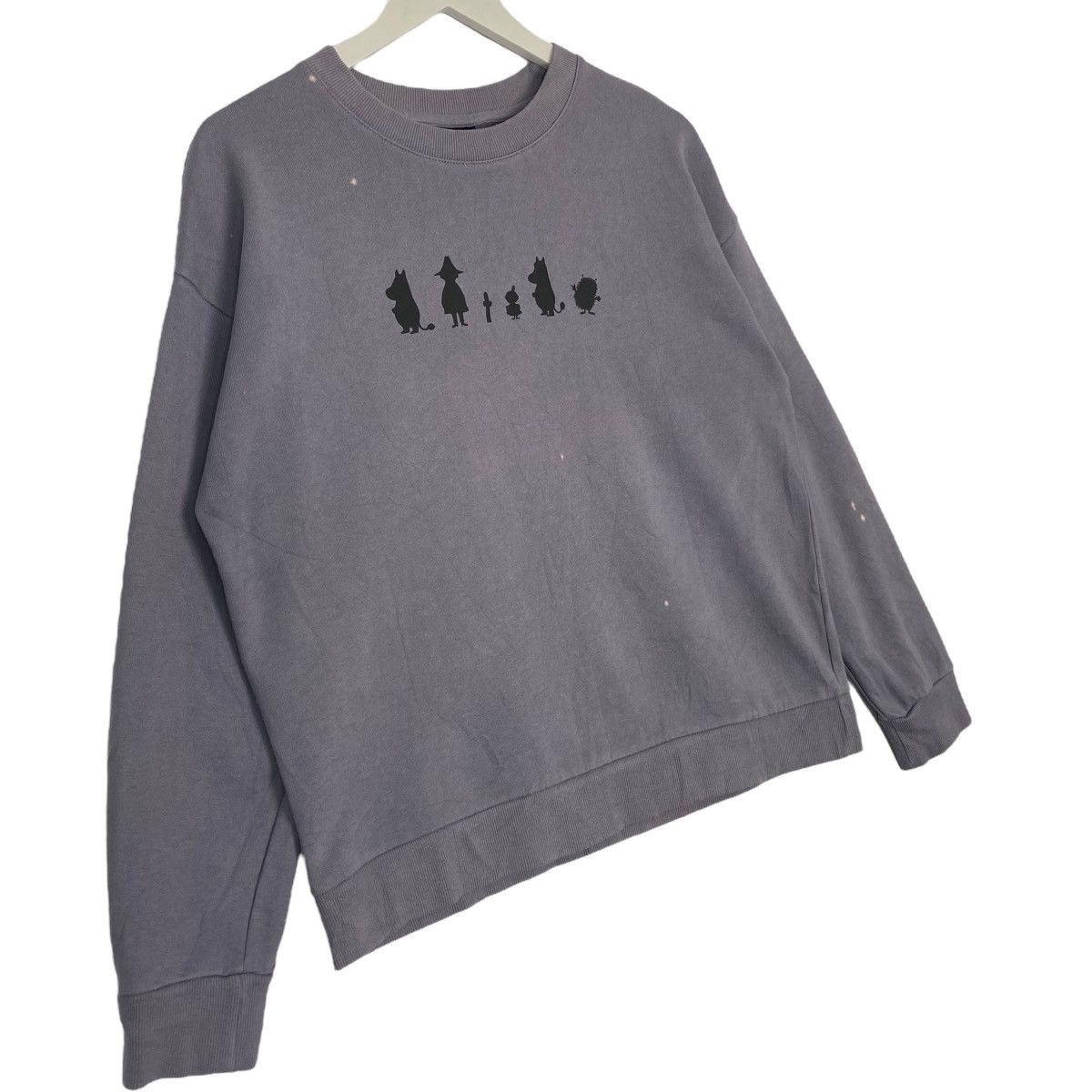 Vintage Vintage Moomin Sweatshirt Crewneck Big Logo Purple Size M Size US M / EU 48-50 / 2 - 3 Thumbnail