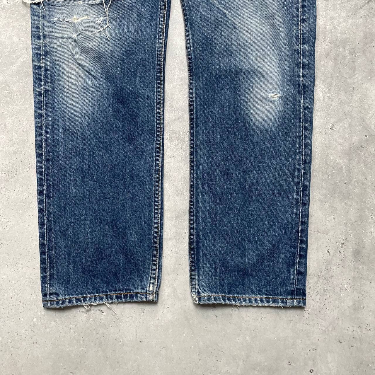 Levi's Vintage 2000s Levis 501 Distressed Jeans Blue Size W34 L32 Size US 34 / EU 50 - 19 Thumbnail