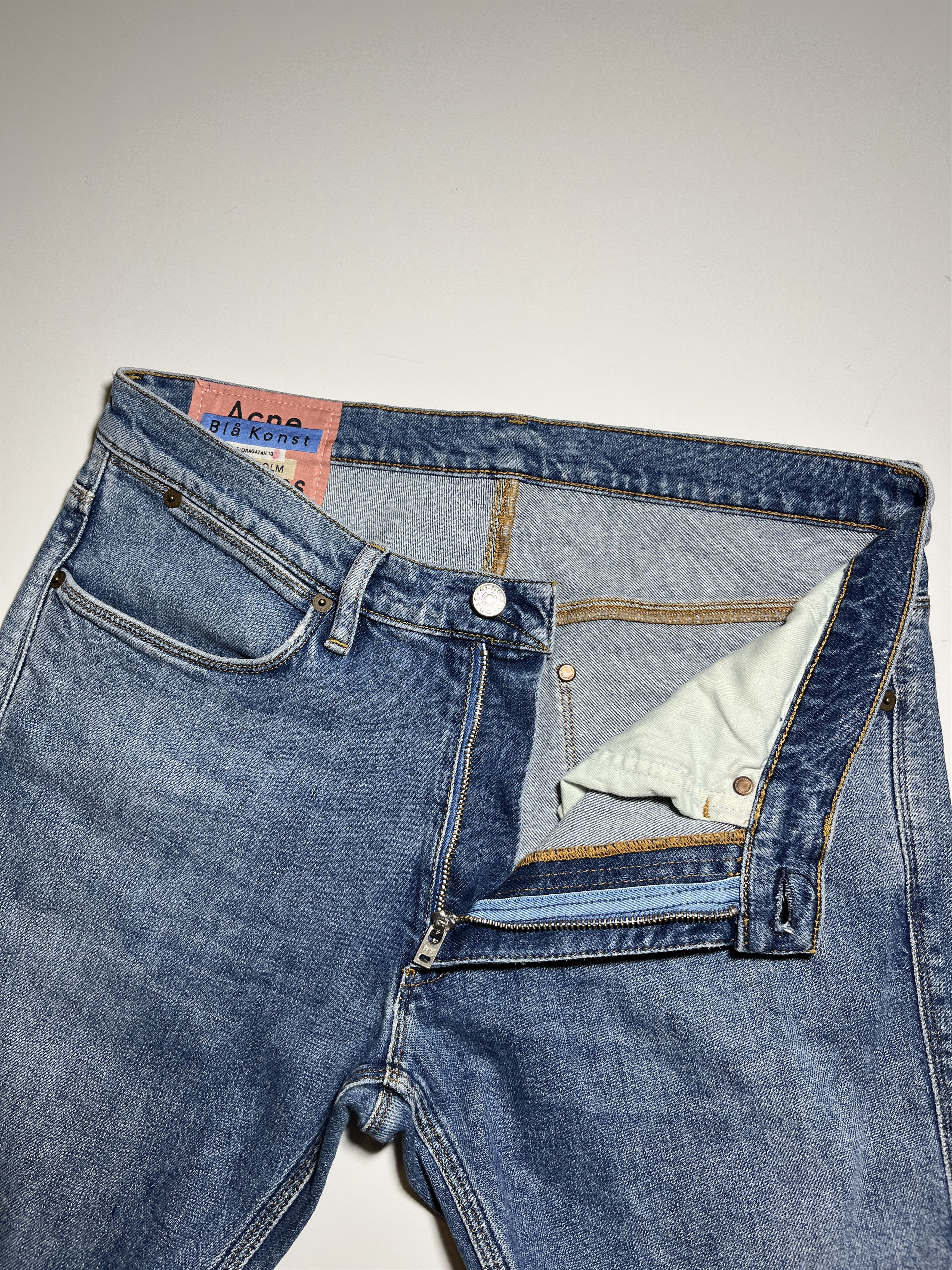 Acne Studios Acne Studios Bla Konst Slim Blue Jeans Pants Size 32 Size US 32 / EU 48 - 14 Thumbnail