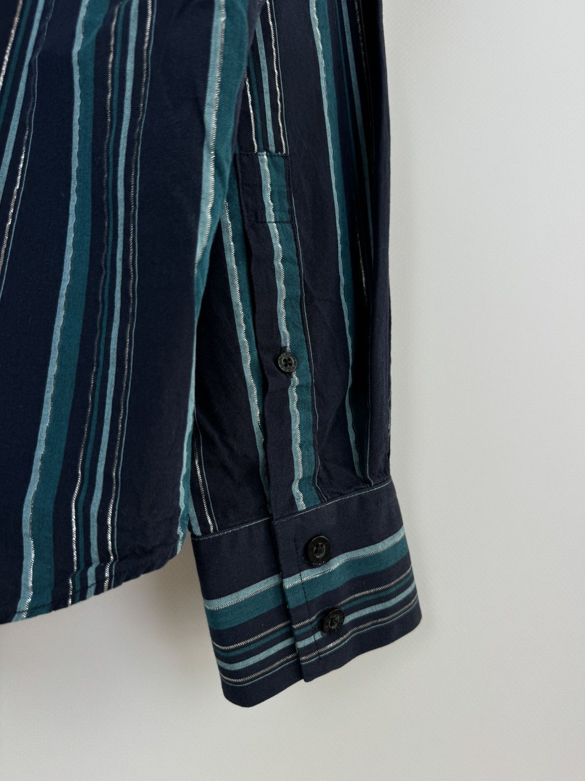 Vintage × Yves Saint Laurent 1990’s Vintage Yves Saint Laurent Striped L/S Shirt Size US XL / EU 56 / 4 - 9 Thumbnail