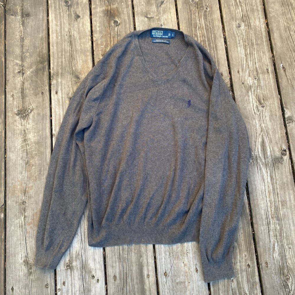 Polo Ralph Lauren Polo Ralph Lauren Pima Cotton Crewneck Sweater Large Size US L / EU 52-54 / 3 - 2 Thumbnail