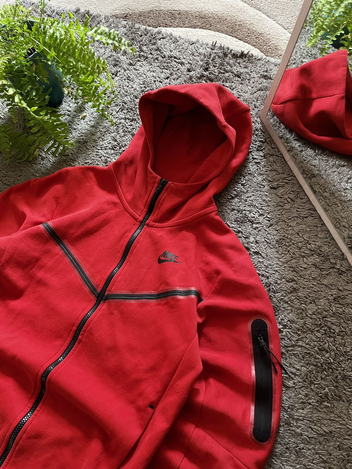Nike × Vintage Nike Tech-Fleece Zip Hoodie Streetwear Logo Swoosh Rare Size US S / EU 44-46 / 1 - 4 Thumbnail