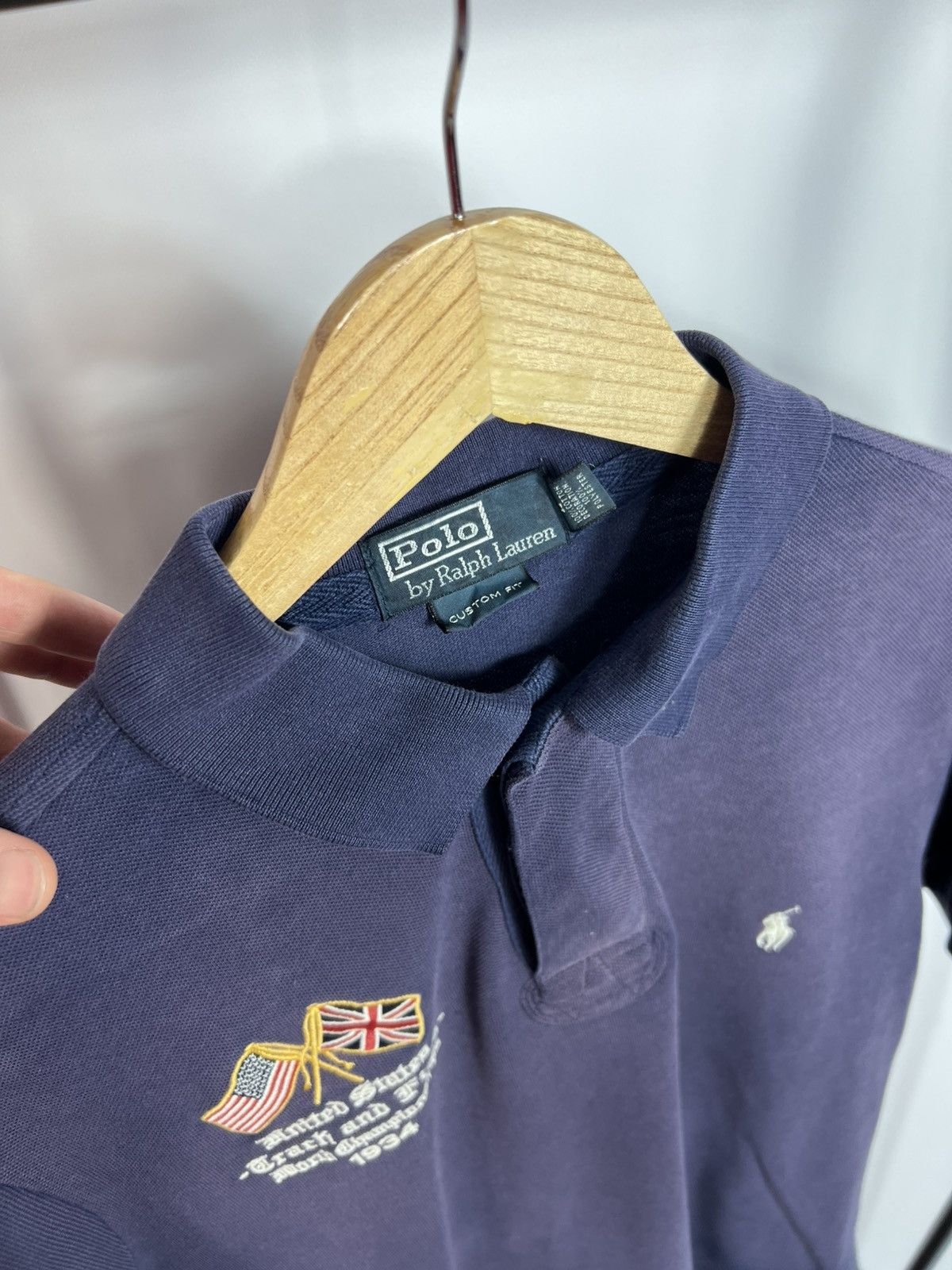 Polo Ralph Lauren Polo Ralph Lauren Vintage 00s Rare T&F Chief Keef USA Polo Size US L / EU 52-54 / 3 - 6 Thumbnail