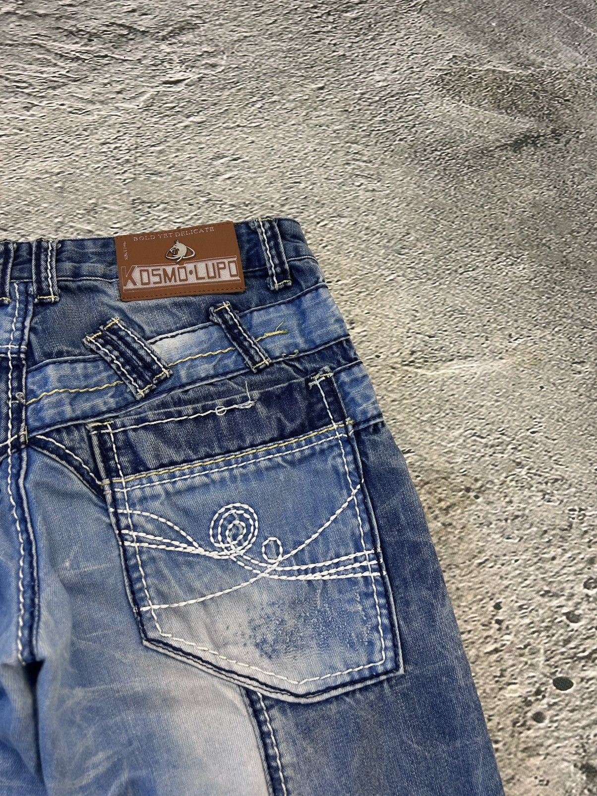 Japanese Brand × Vintage Japanese Brand Kosmo Lupo jeans big logo Vintage Swag Y2K Size US 30 / EU 46 - 13 Thumbnail