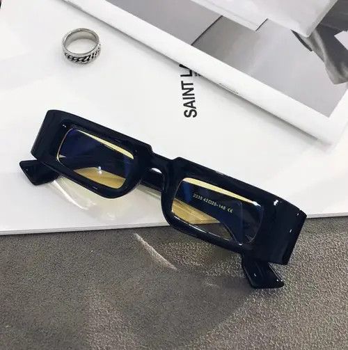 Designer × Vintage Retro square glasses with small frames Size ONE SIZE - 1 Thumbnail