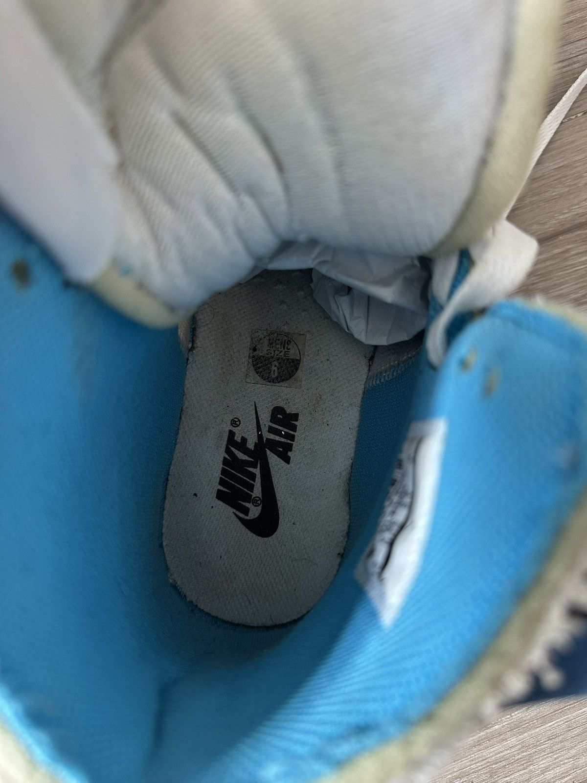 Jordan Brand × Off-White Jordan 1 Retro OG x Off-White High UNC Sz 6 Size US 6 / EU 39 - 9 Thumbnail
