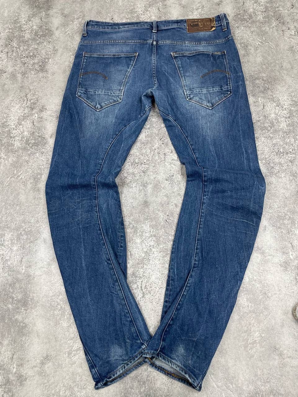 G-Star G-Star RAW Men 3301 Slim Jeans Denim Vintage Blue Size W36 Size US 36 / EU 52 - 1 Thumbnail