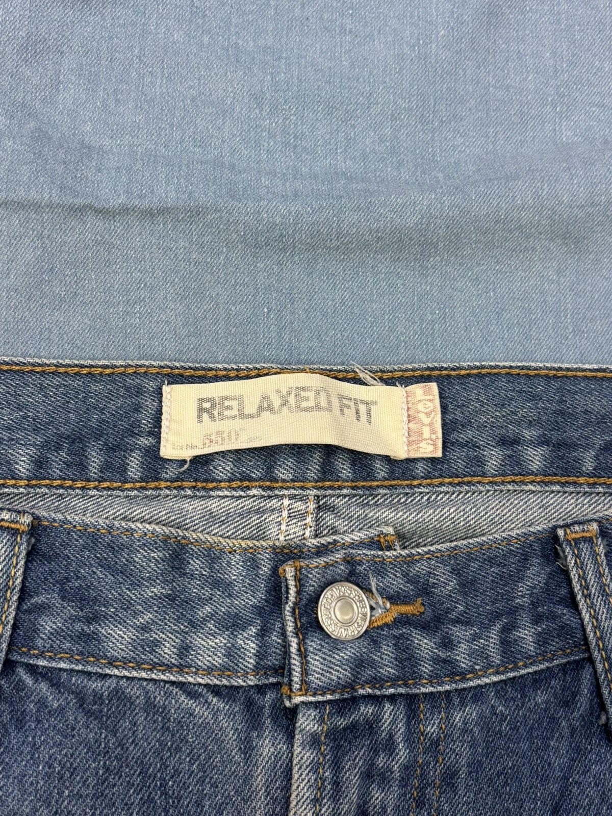 Carhartt Vintage Levi’s 550 denim Size US 35 - 5 Thumbnail