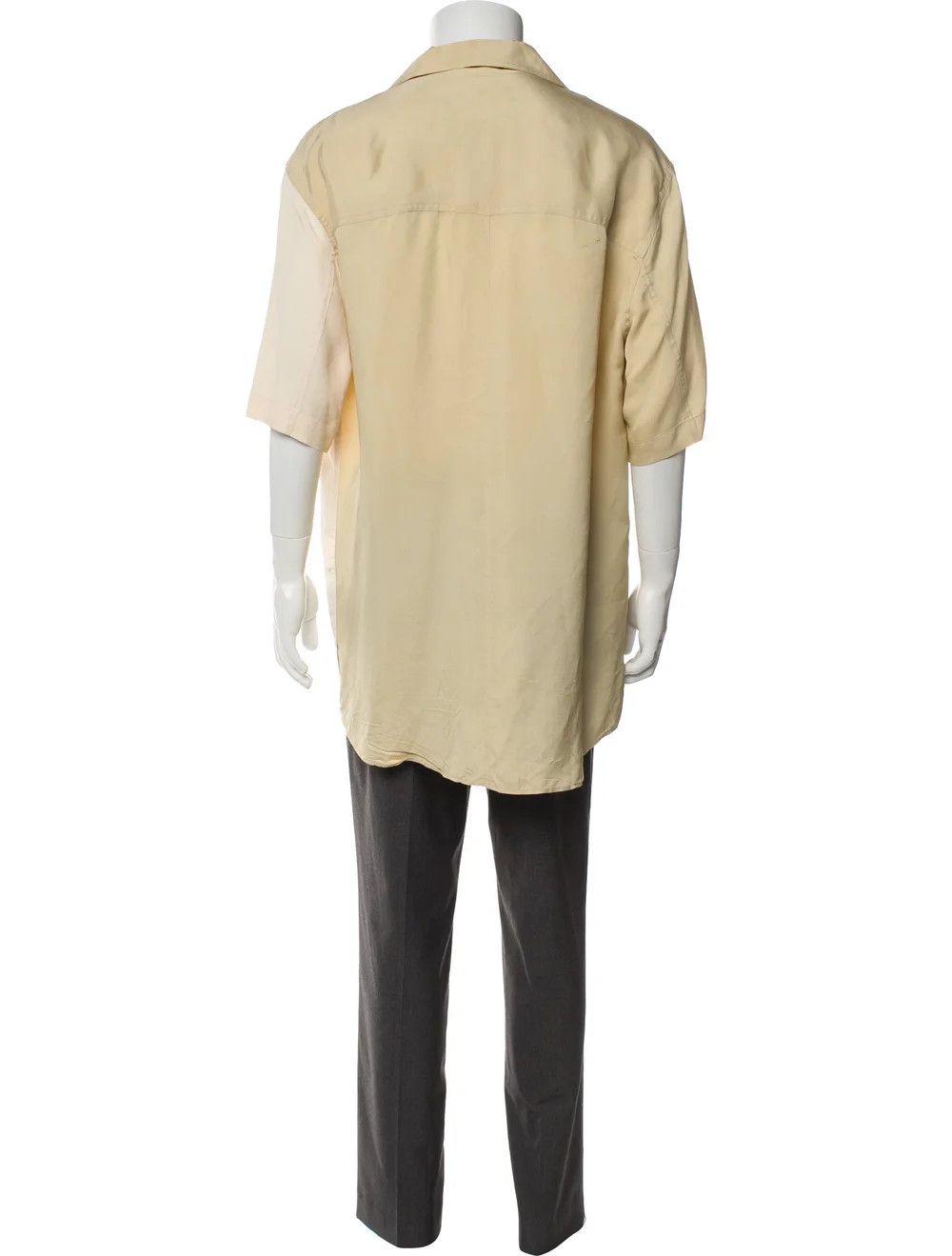 Song For The Mute Beige Oversized Shirt Size US M / EU 48-50 / 2 - 3 Thumbnail