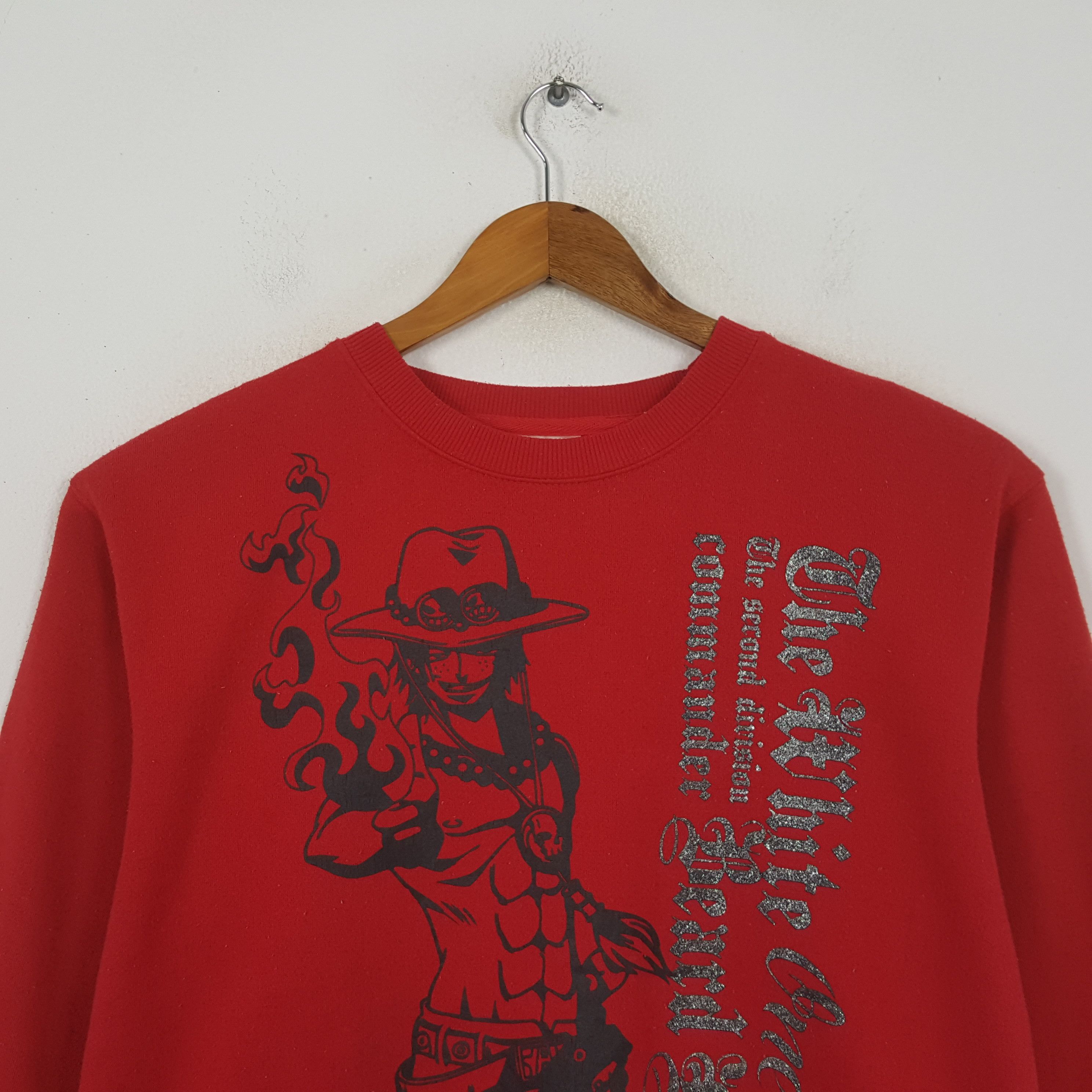 One Piece Vintage One Piece Zoro Japan Animated Sweatshirt RR12 Size US L / EU 52-54 / 3 - 2 Thumbnail