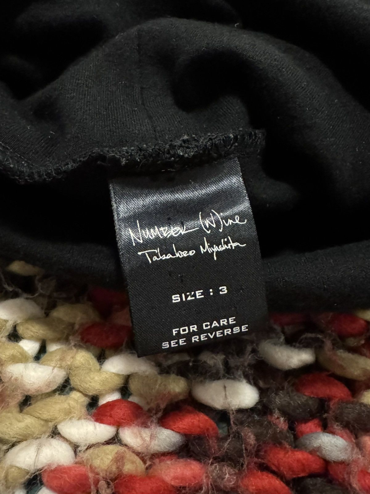 Number (N)ine × Takahiromiyashita The Soloist. *VERY RARE* Number (N)ine Black Turtleneck - Size 3 (Large) Size US L / EU 52-54 / 3 - 6 Thumbnail