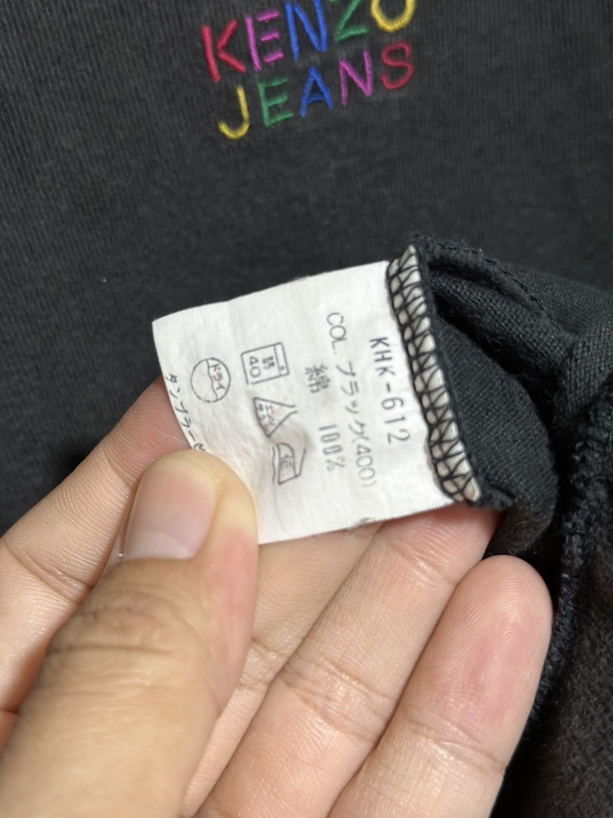 Kenzo × Vintage Vintage Kenza Jeans Faded Tee Size US M / EU 48-50 / 2 - 7 Thumbnail