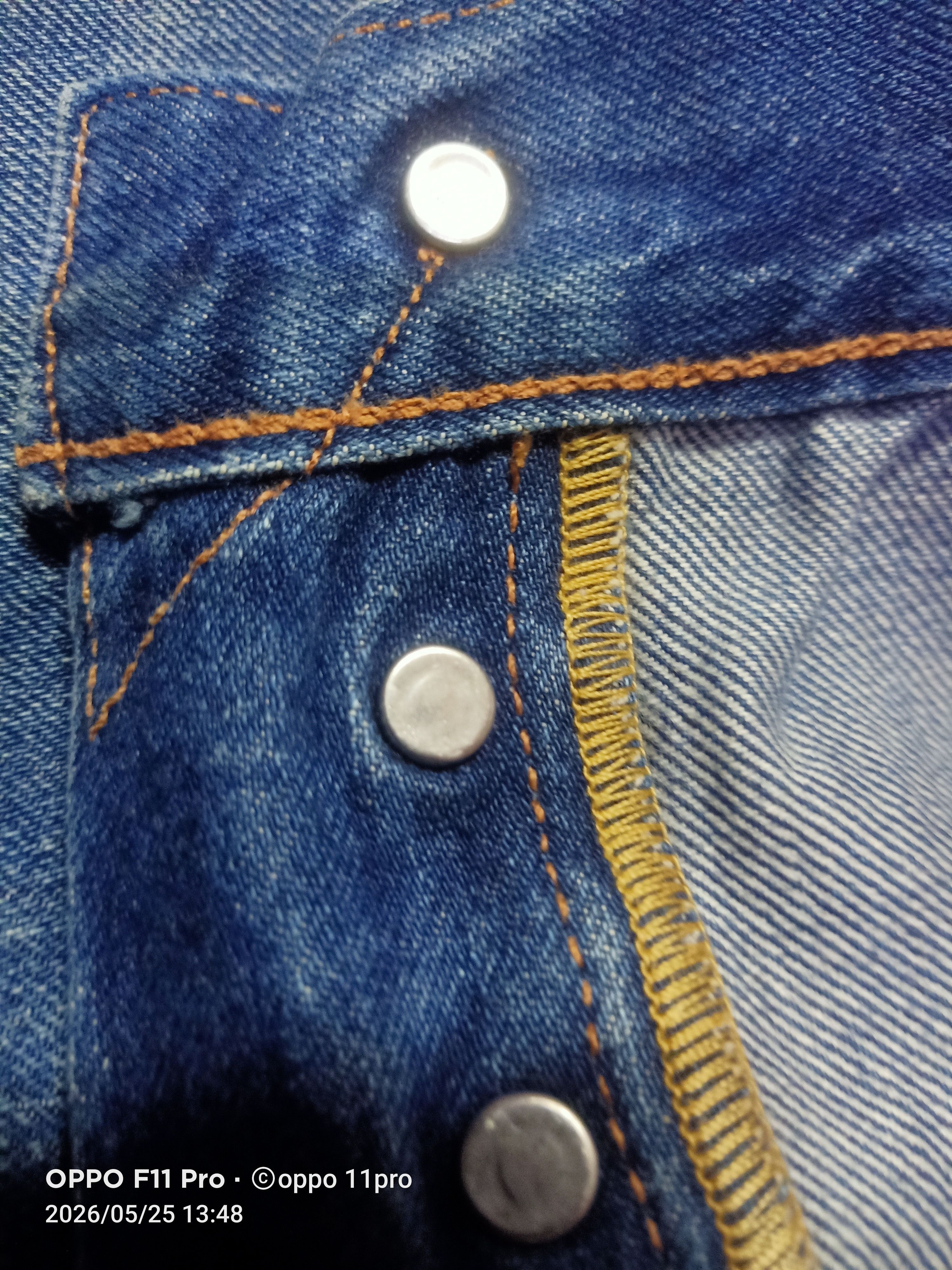 Levi's Vintage Clothing 💥 Vintage Levi's 501 (LVC) Distressdenim Men Redselved 💥 Size US 34 / EU 50 - 17 Thumbnail