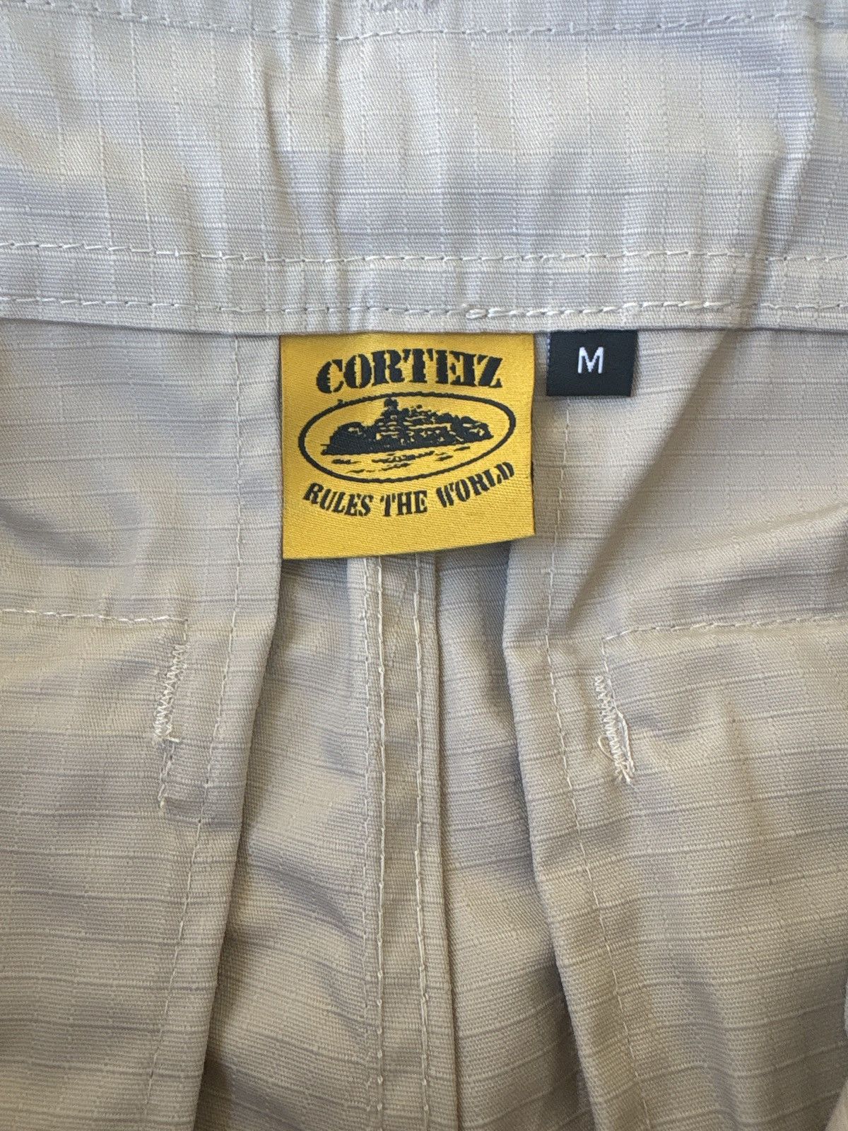 Corteiz Corteiz Rtw Beige OG Alcatraz Combat Shorts Size US 30 / EU 46 - 7 Thumbnail