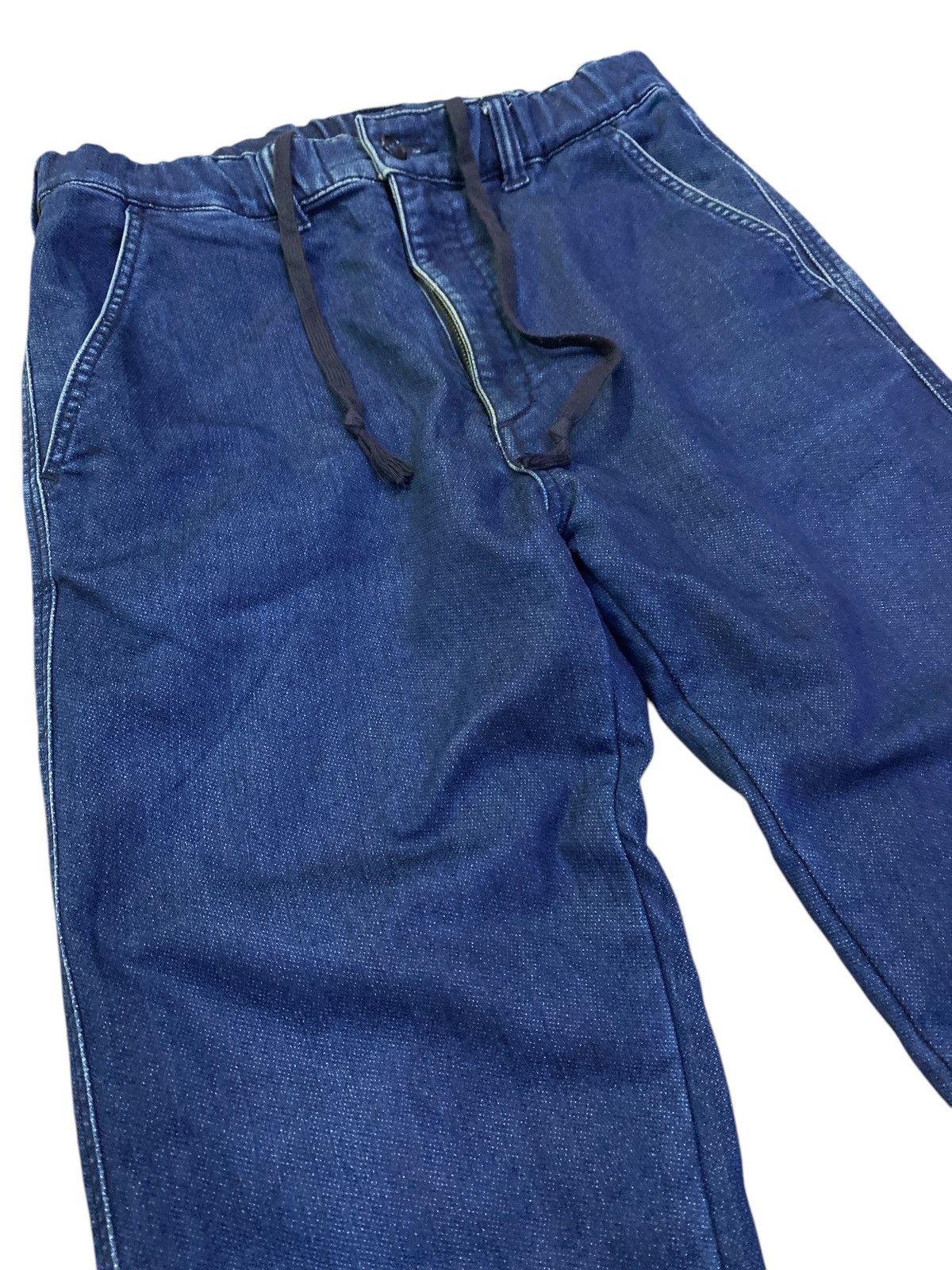 Japanese Brand Japanese Brand Blue & Khaki Jogger Jeans Size US 32 / EU 48 - 3 Thumbnail