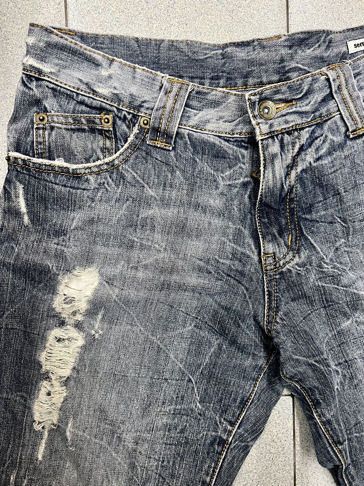 Japanese Brand × semanticdesign SEMANTIC DESIGN FLARED JEANS Size US 33 - 6 Thumbnail