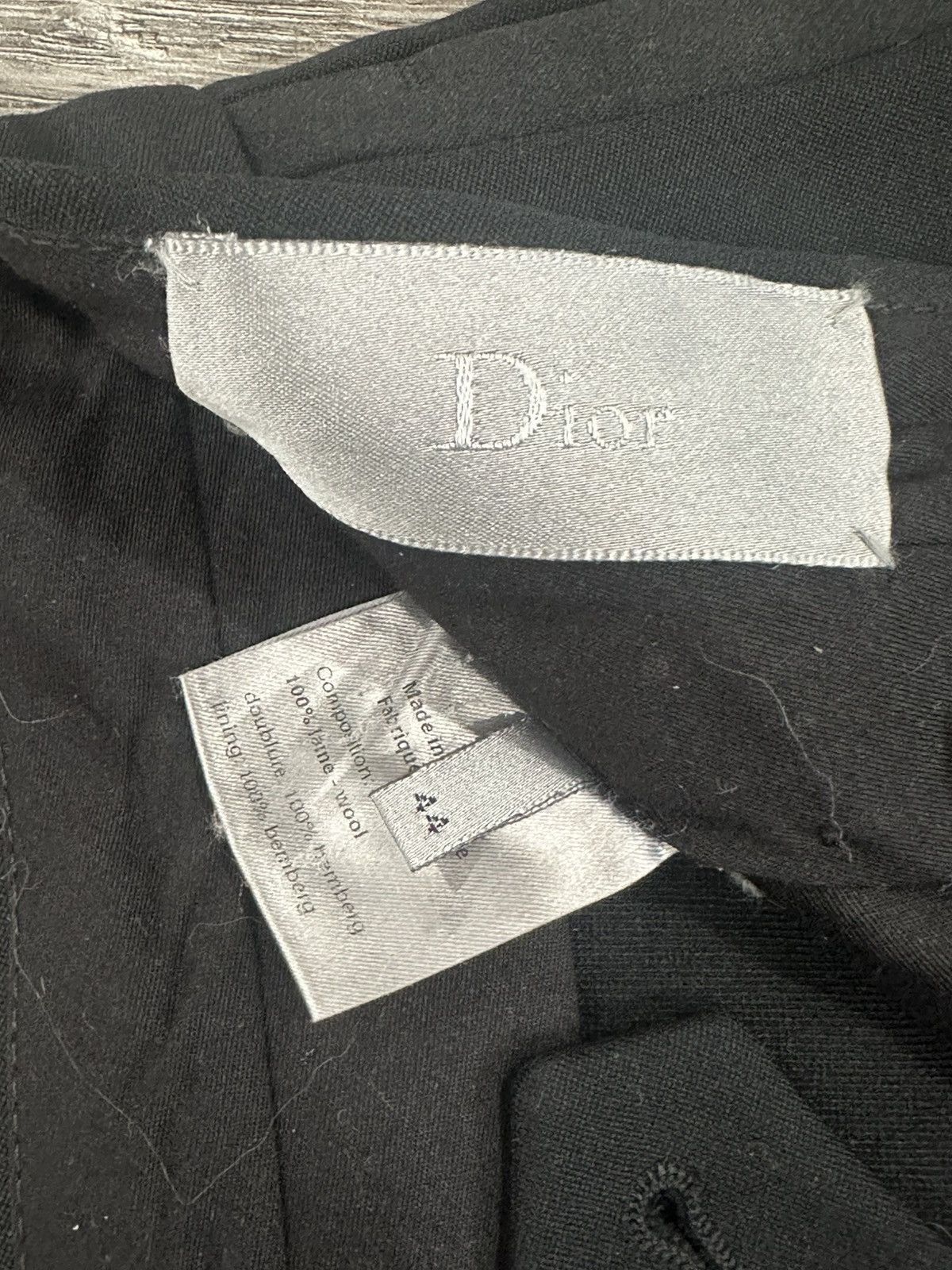 Dior Dior Homme AW03 Luster Runway Tuxedo Pants - Black Size 44L - 5 Thumbnail