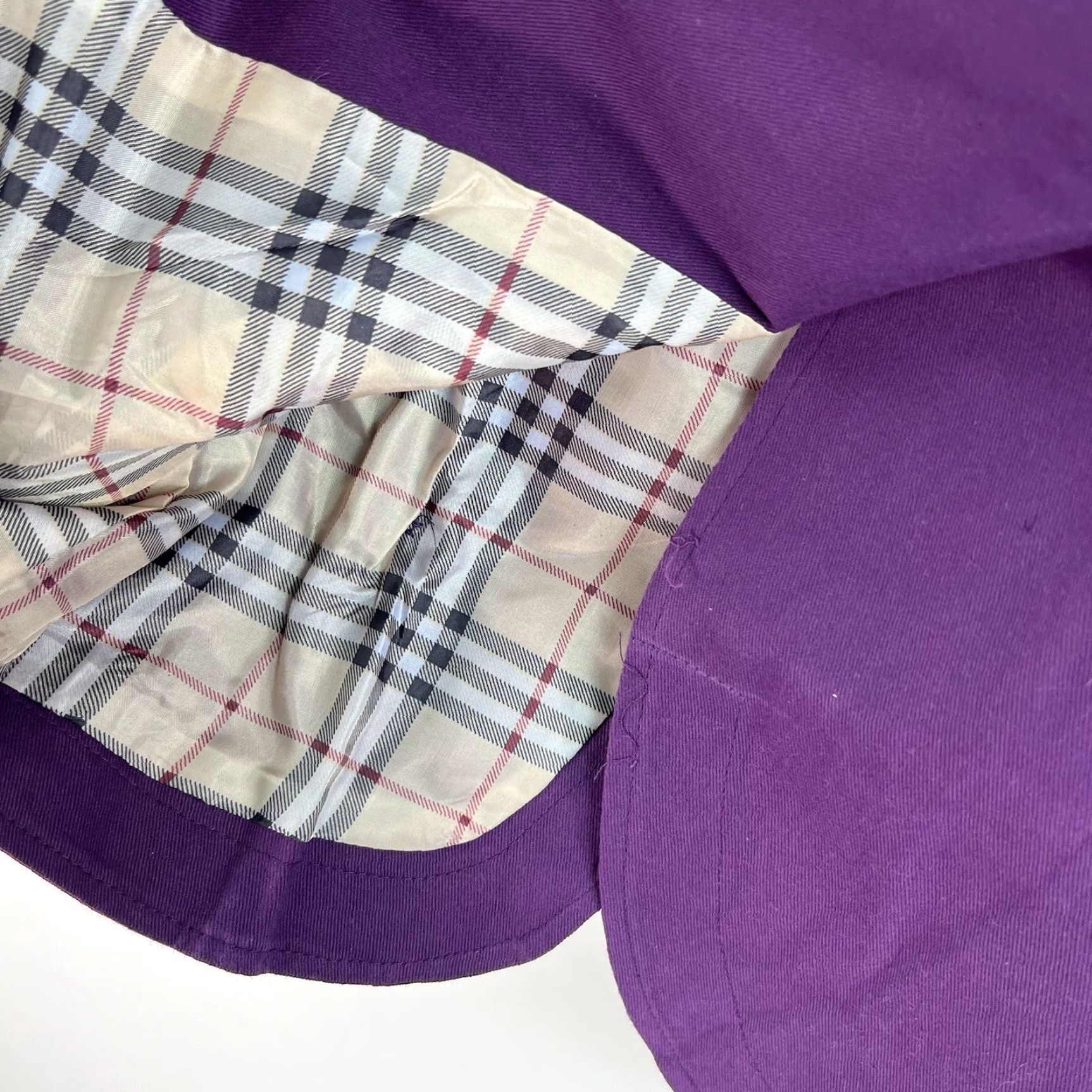 Max Mara Max Mara Purple Double Breasted Short Trench Coat Womens Jr Size S Fashion, Classic, Designer, USA Size 28" / US 6 / IT 42 - 6 Thumbnail