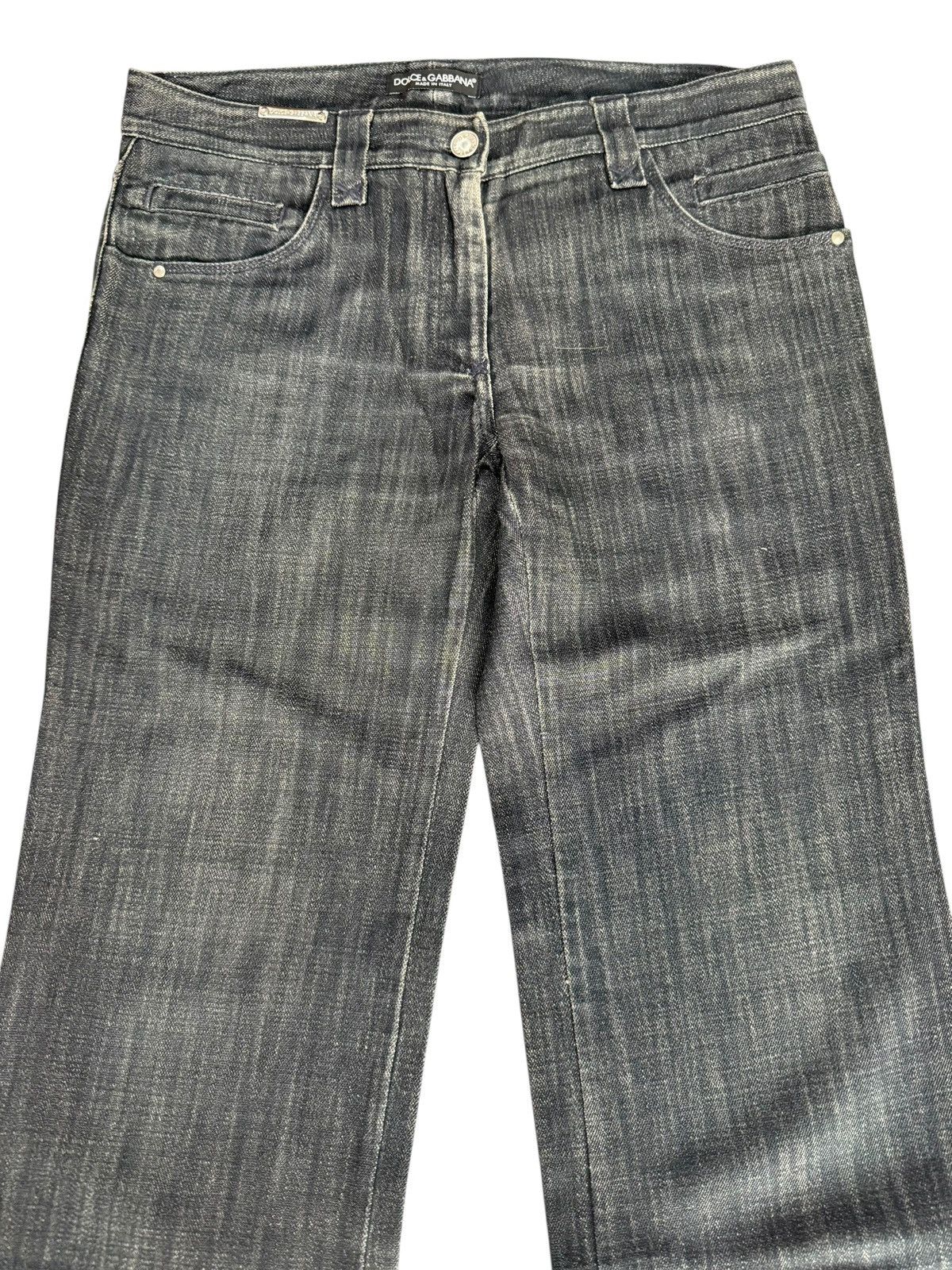 Dolce & Gabbana Dolce & Gabbana Flared Nice Design Denim Jeans Size US 30 / EU 46 - 4 Thumbnail