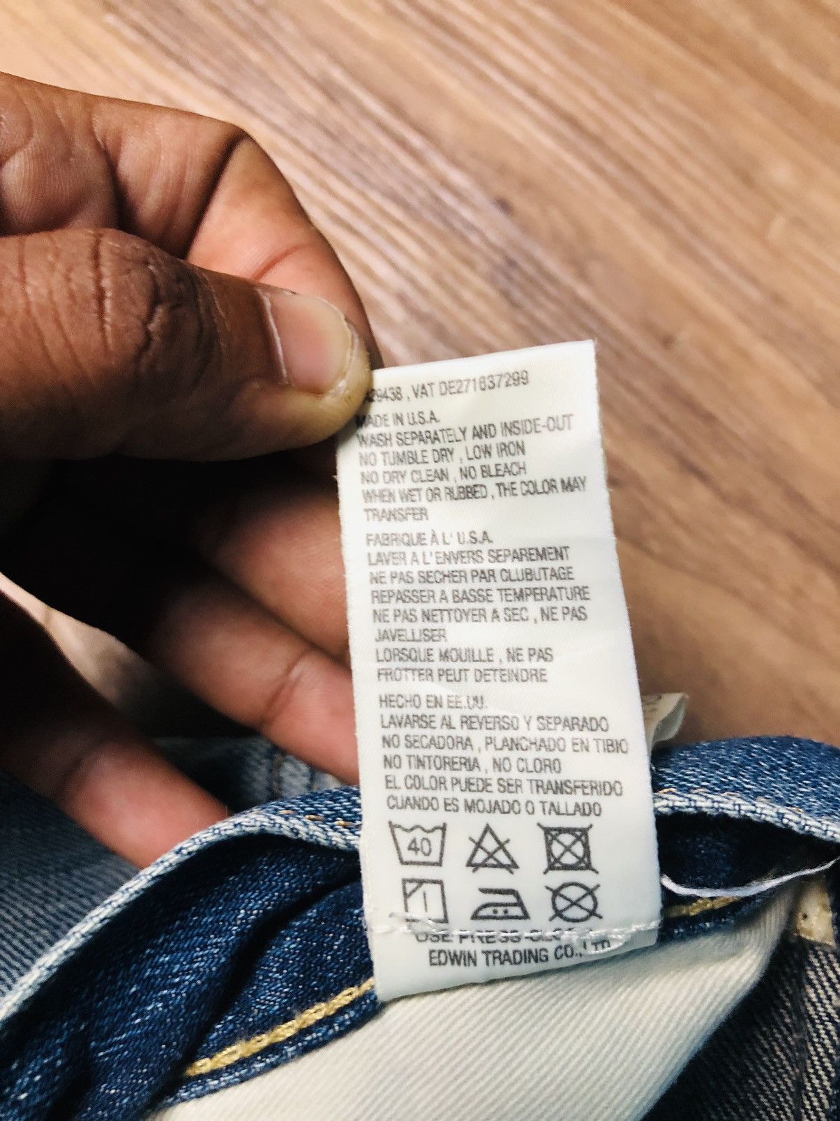 Edwin Edwin Usa Jeans (36) Size US 31 - 13 Thumbnail