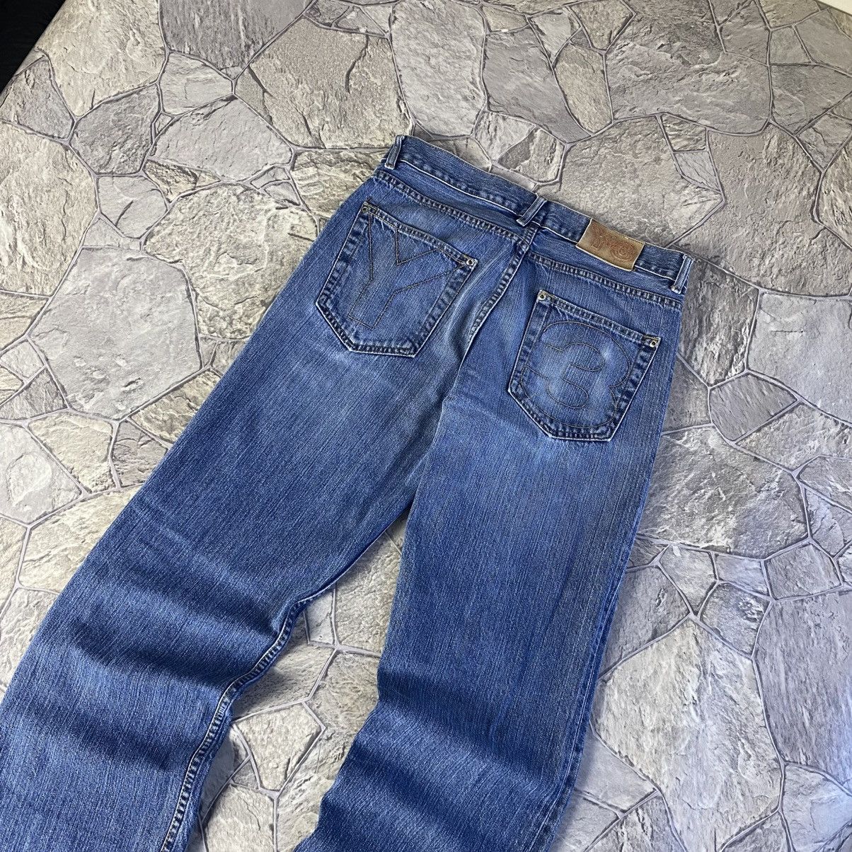 Yohji Yamamoto Yohji Yamamoto Y-3 Adidas Embroidered Big Logo Jeans Size US 32 / EU 48 - 2 Thumbnail
