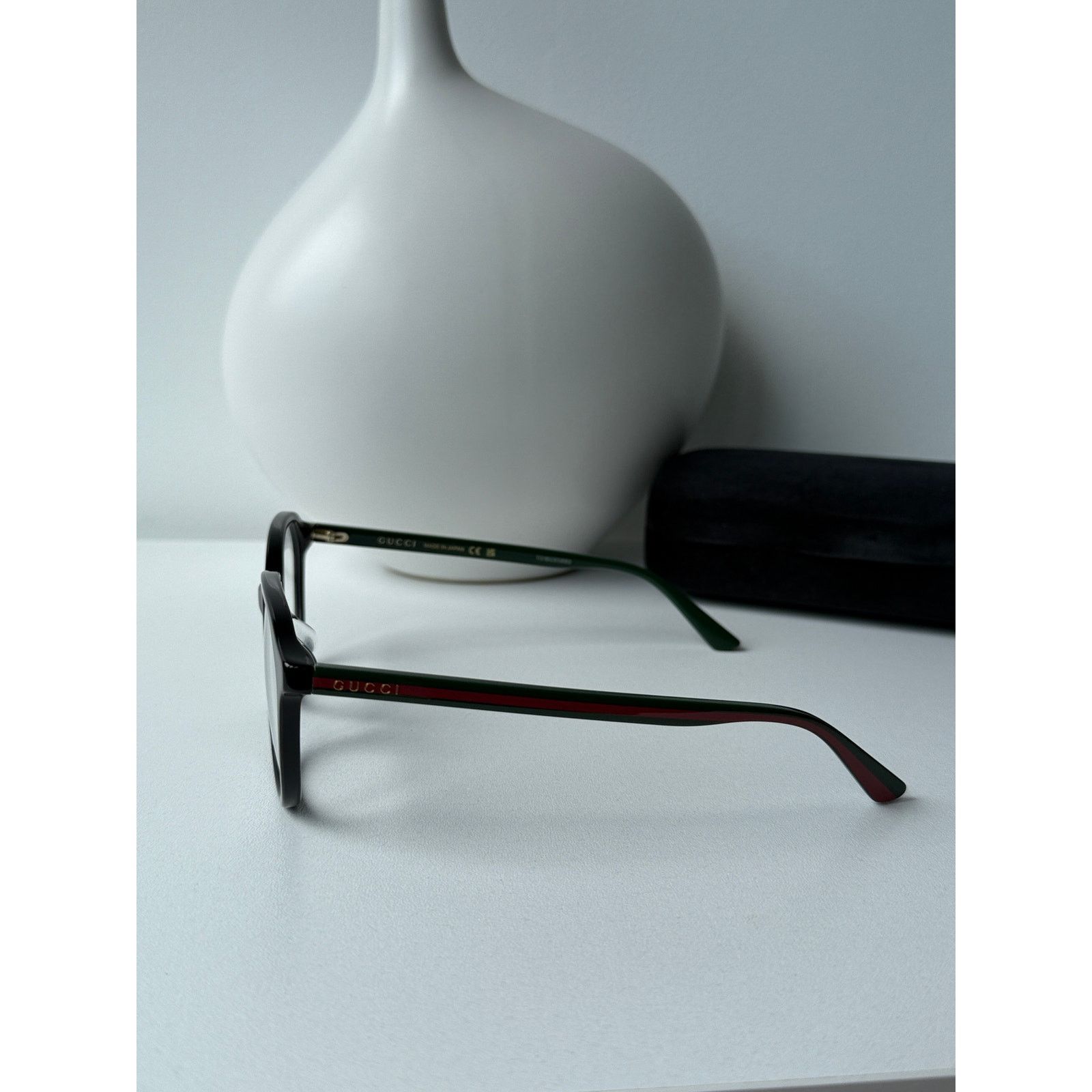 Gucci NEW Gucci GG0932OA Black Round Unisex Eyeglasses Frames Size ONE SIZE - 5 Thumbnail