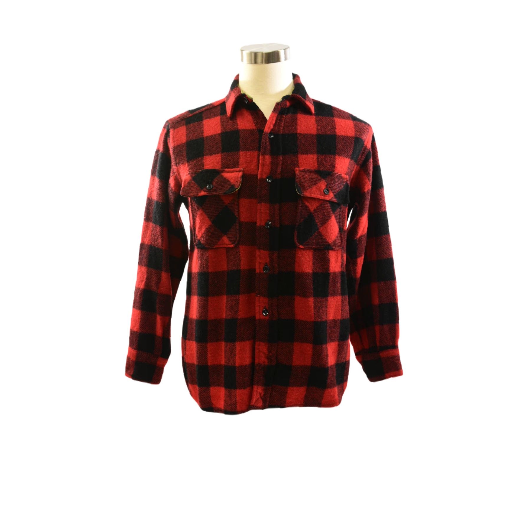 Vintage Classic 60s Buffalo Plaid Mens Vintage Flannel Shirt Jacket Towncraft Style Inspiration Grailed