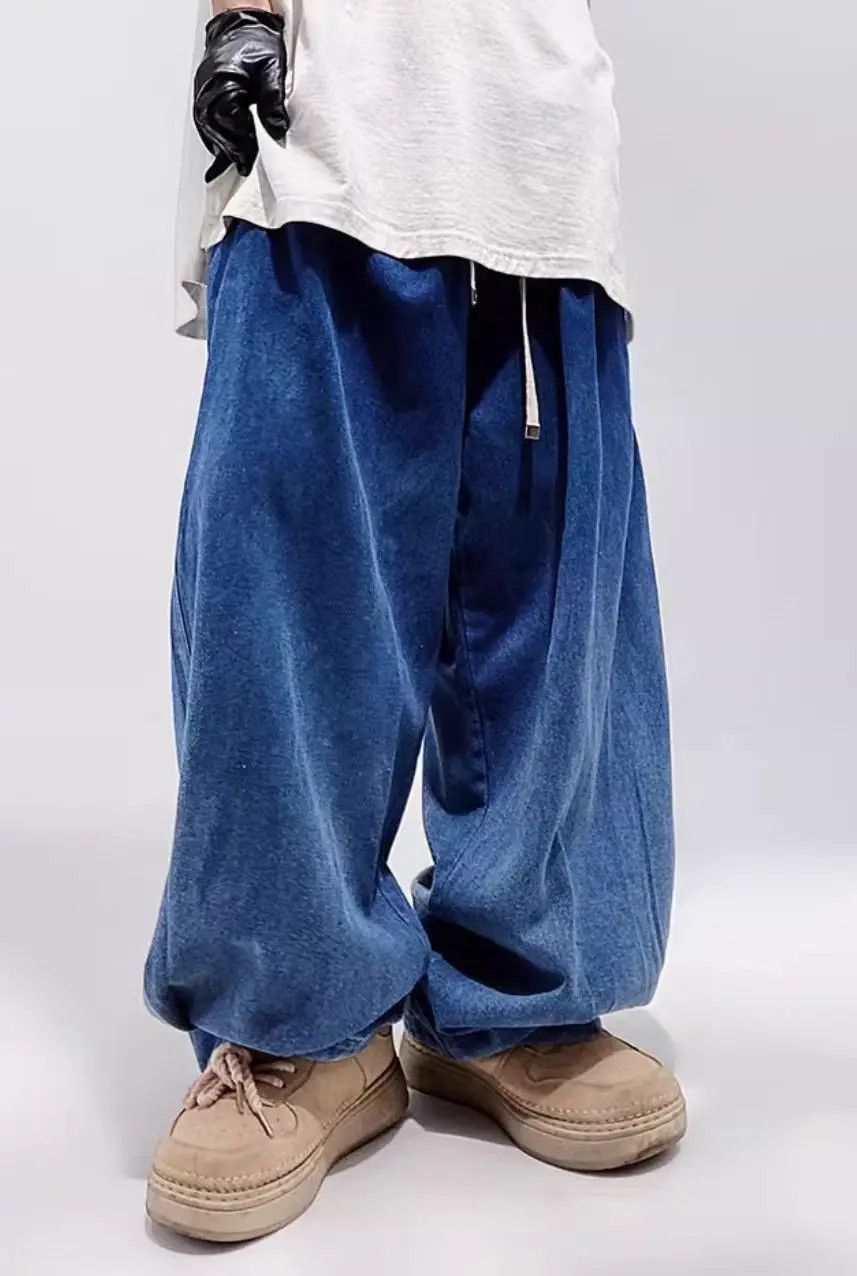 Japanese Brand × Jean Loose Retro Hip Hop Harajuku Street Pants Size US 31 - 1 Thumbnail
