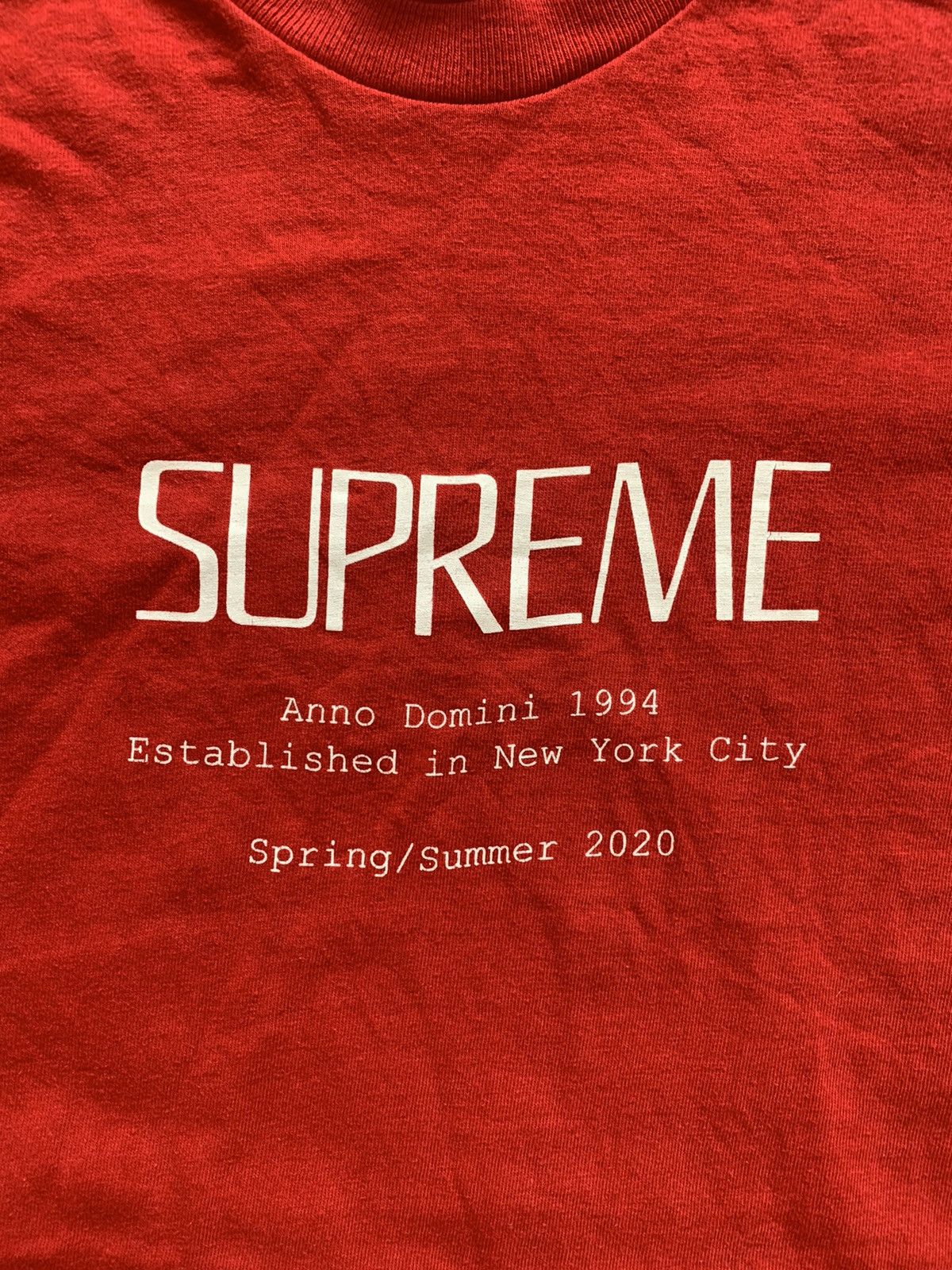 Supreme 🔥SUPREME ANNO DOMINI T-SHIRT TEE Size US M / EU 48-50 / 2 - 4 Thumbnail